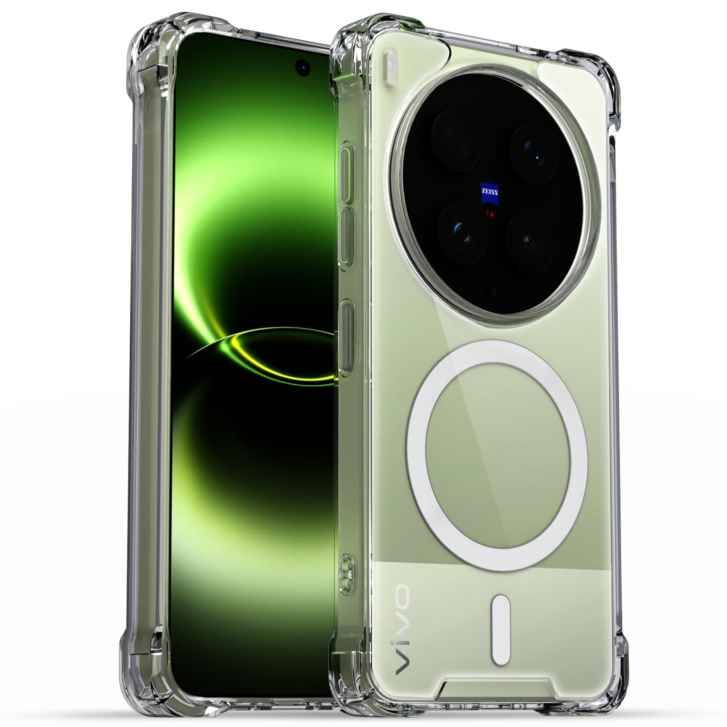 Transparent mag-safe mobile cover for Vivo X300 Ultra 5G – Pikkme