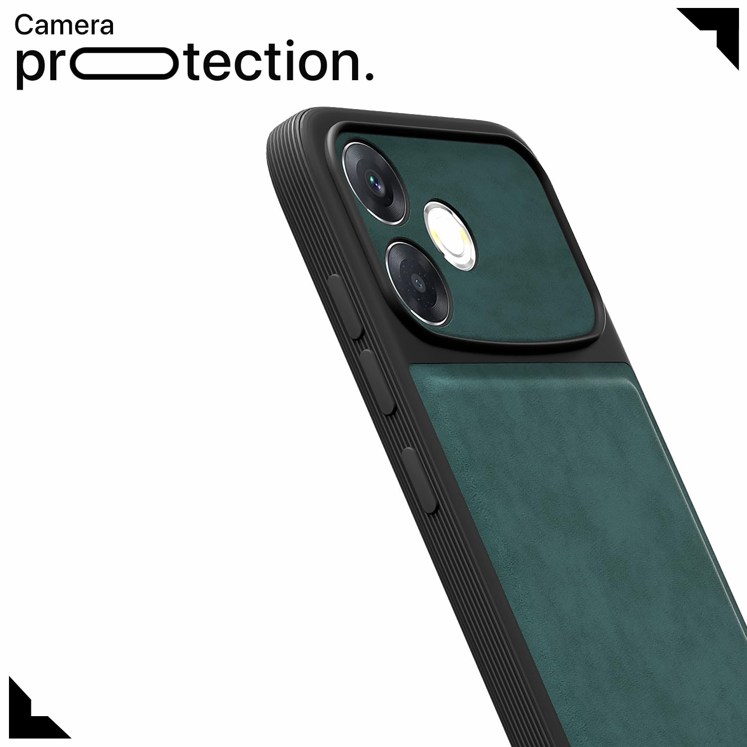 Green Leather mobile back cover for Oppo F33 Pro 5G – Pikkme – photo 5