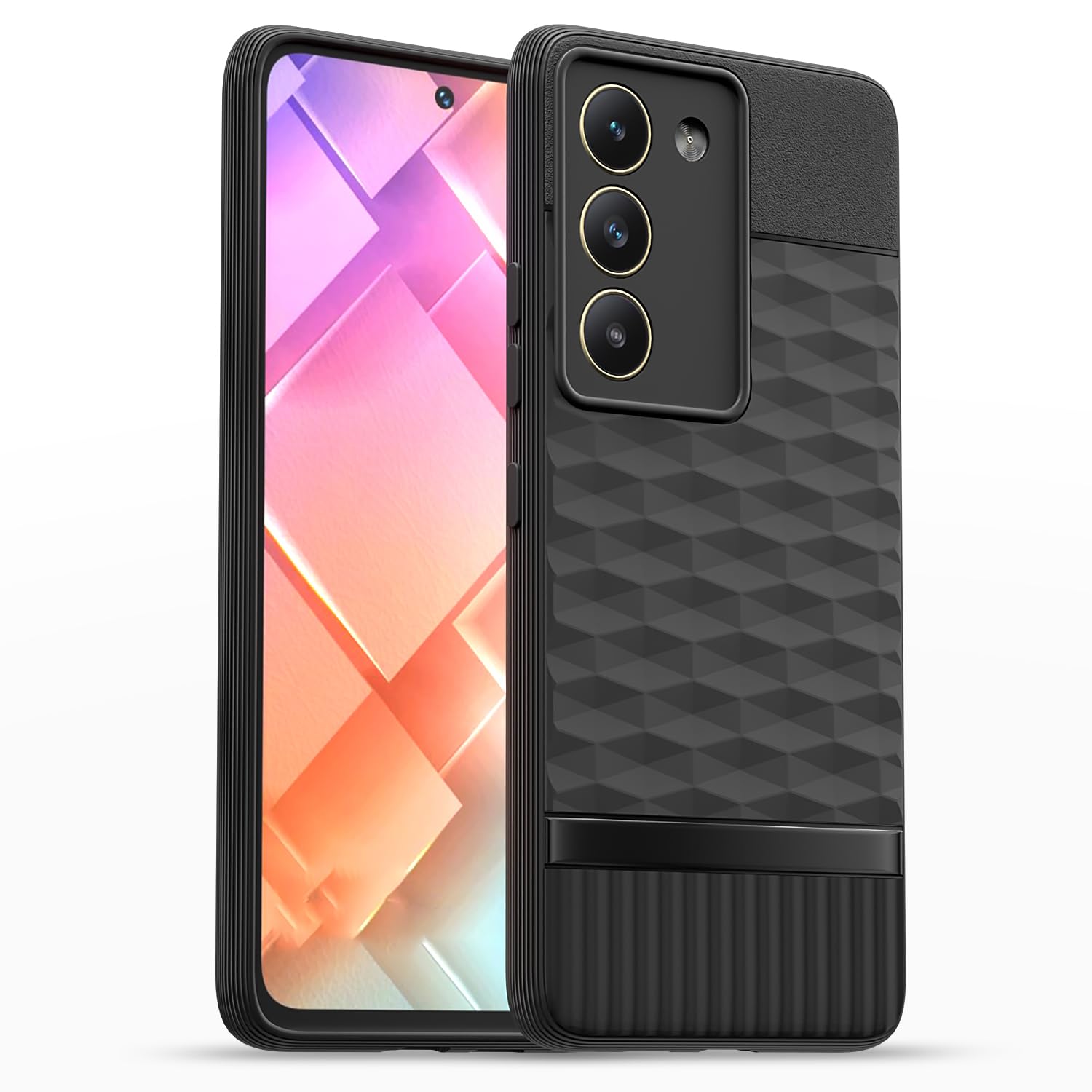 Vivo T3 5G / Vivo Y200e 5G Gencase Back Cover - Black