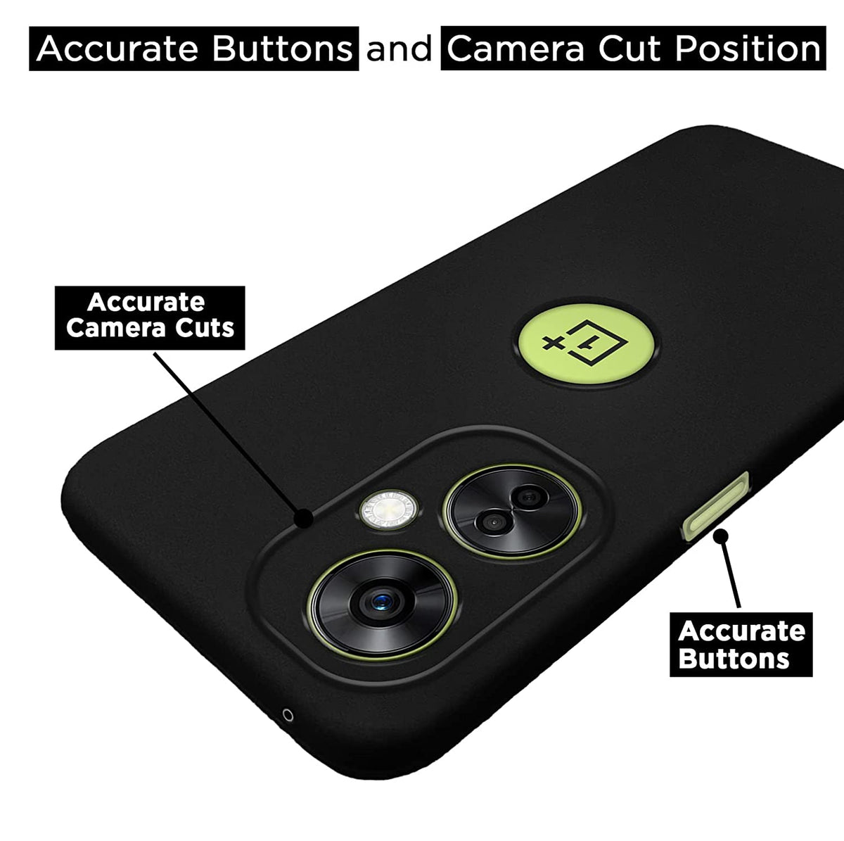 Black phone cover for OnePlus Nord CE 3 Lite 5G – Pikkme – photo 4