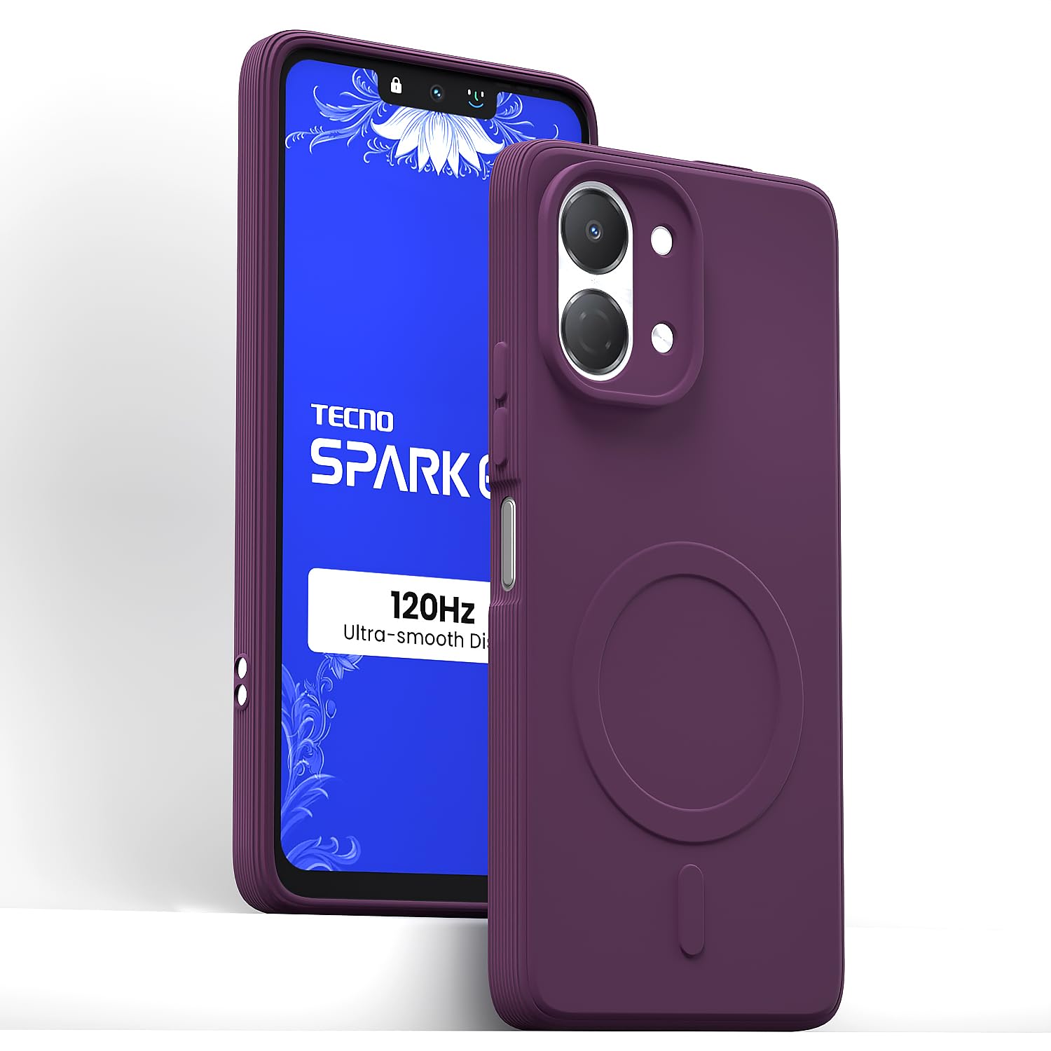 Pikkme Tecno Spark Go 3 MagSafe purple mobile cover – photo 2
