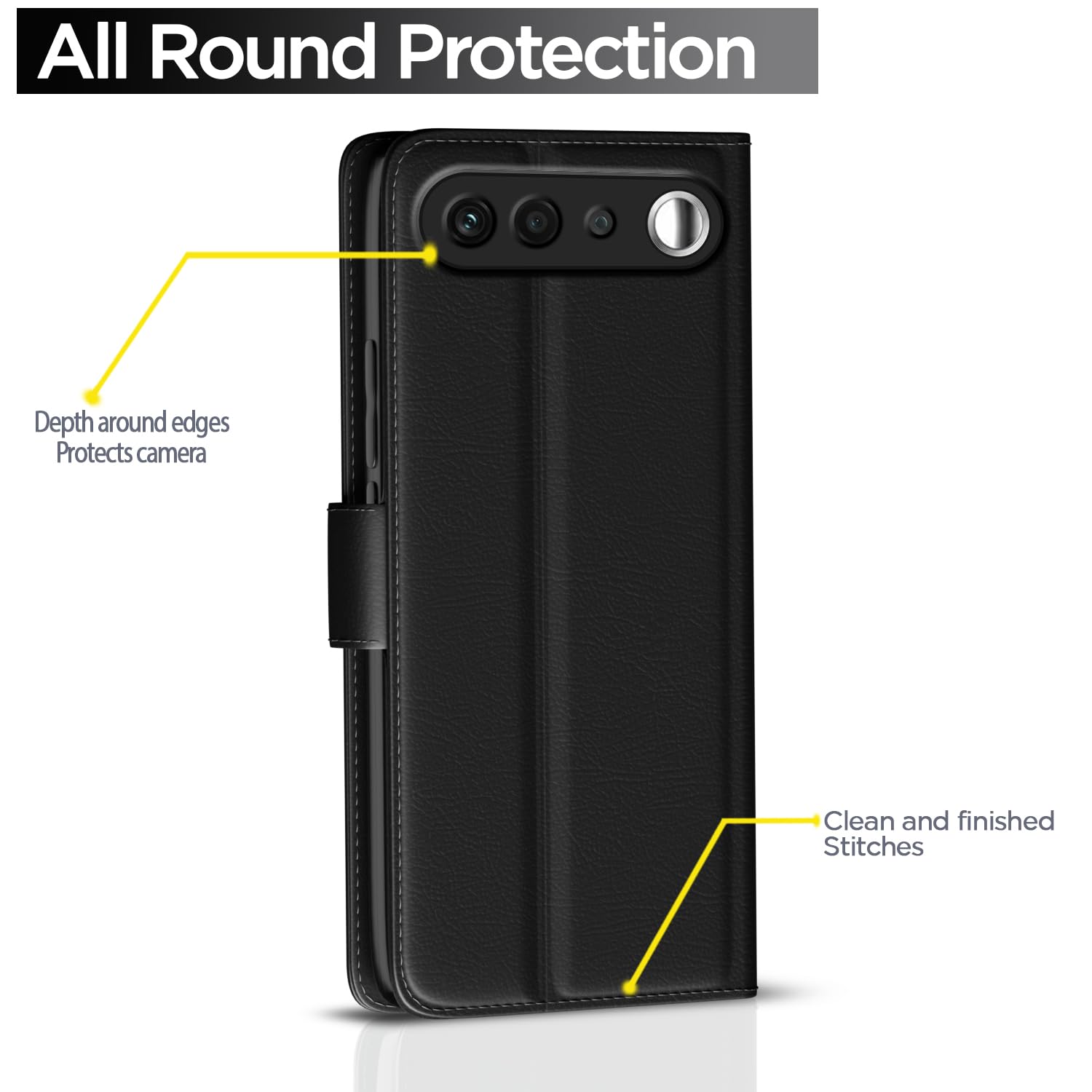 Pikkme Realme 16 5G black flip case – photo 4