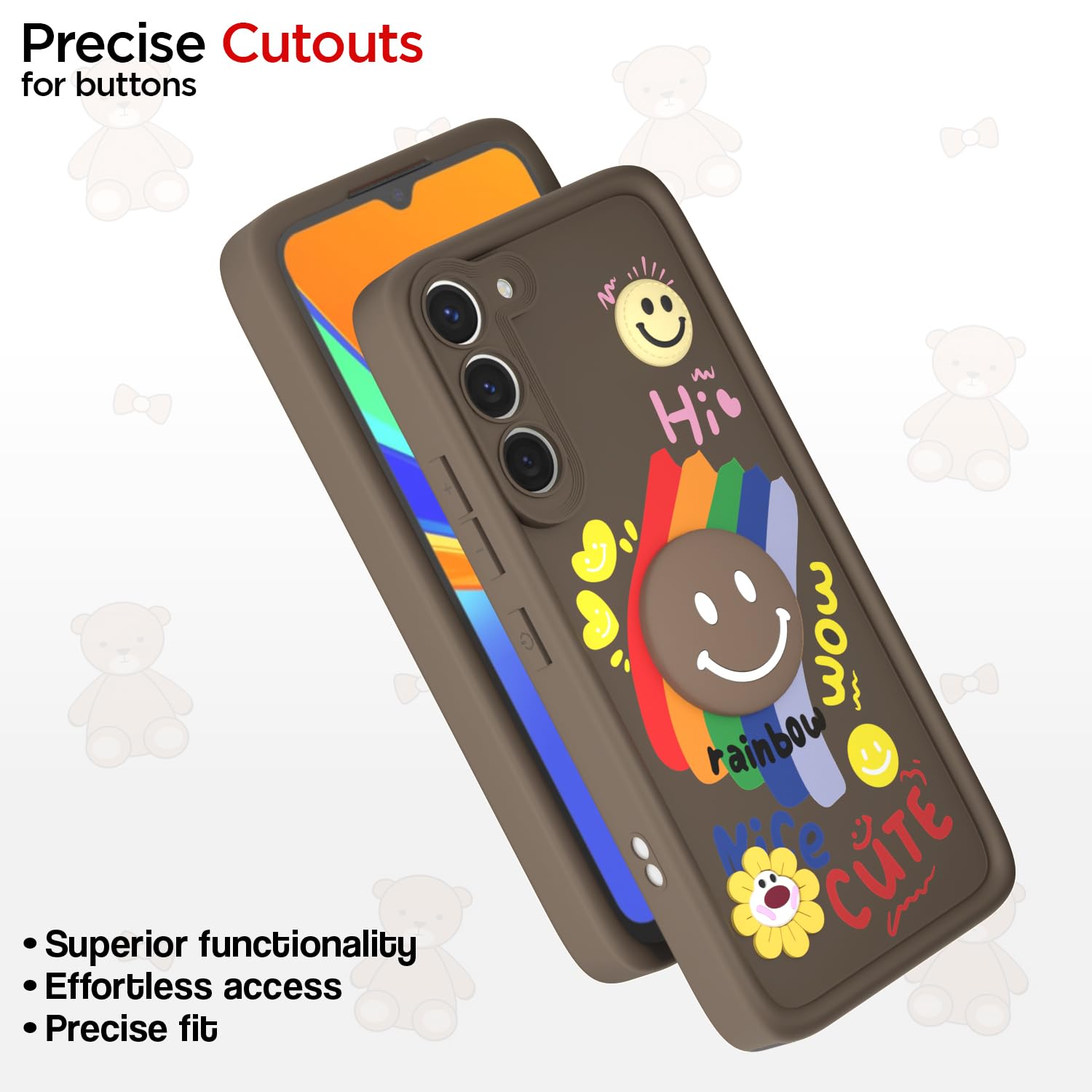 Pikkme brown mobile cover for Samsung S23 5G – photo 6
