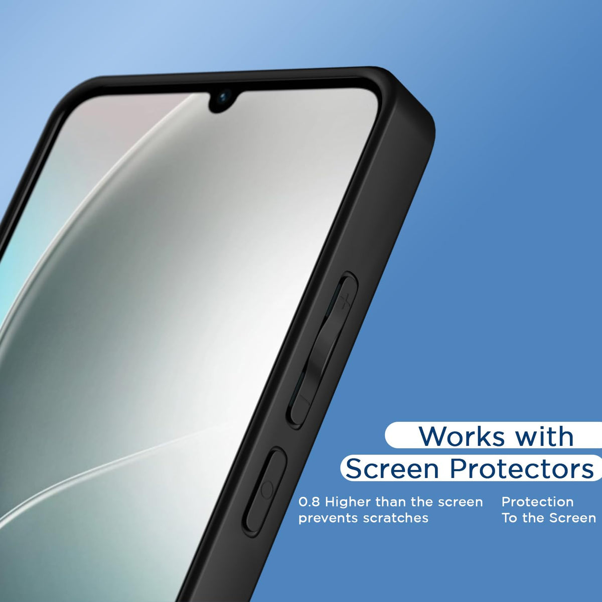 Pikkme iQOO Z10 Lite 5G/Vivo T4 Lite 5G/Y19 5G/Y19e/Y04 4G/Y29s 5G Hybrid black back cover – photo 7