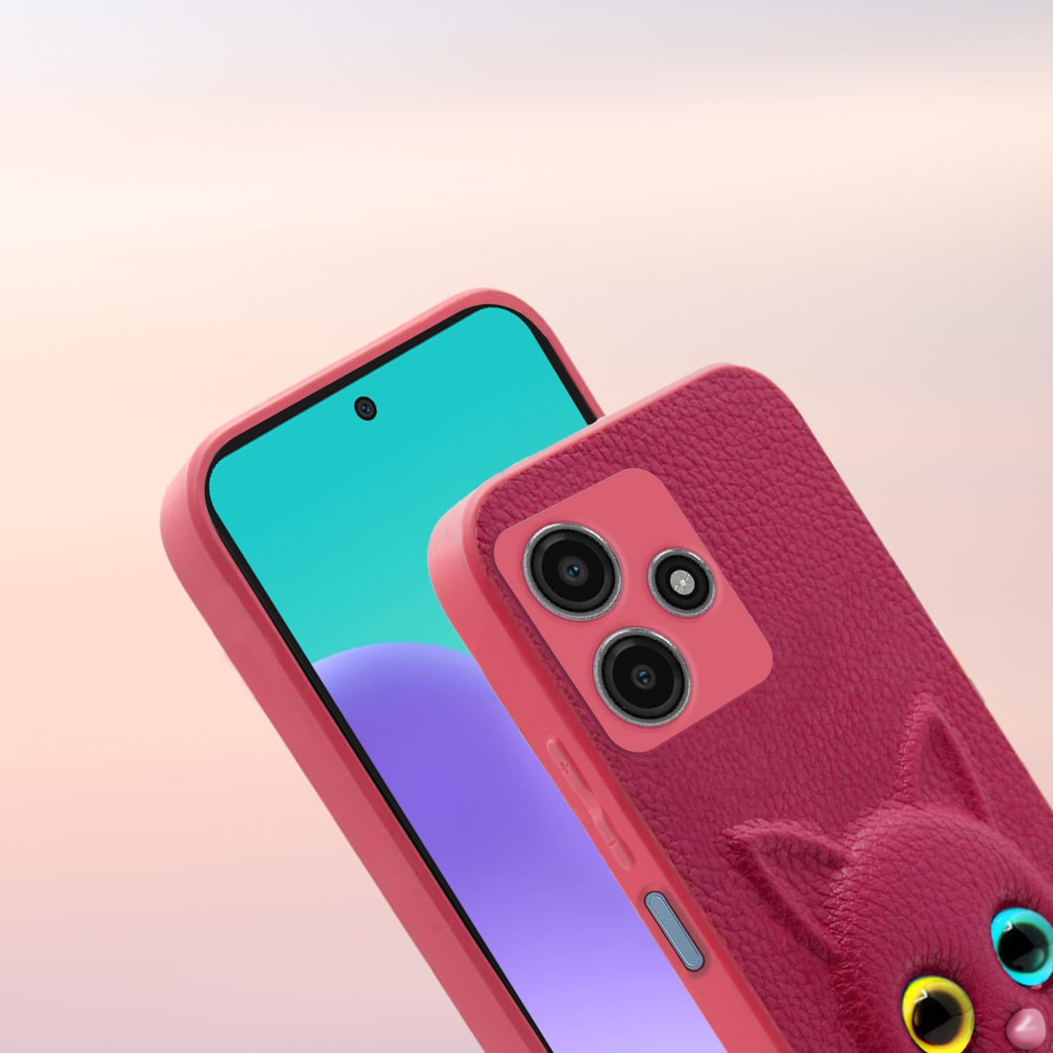 Pikkme Redmi 12 5G Cat pink back cover – photo 7