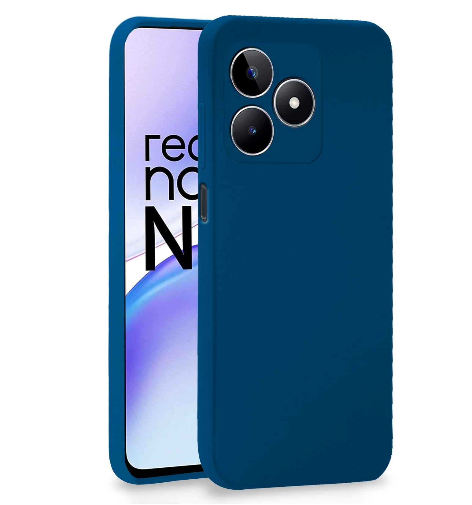 Pikkme Realme Narzo N53 blue mobile back cover