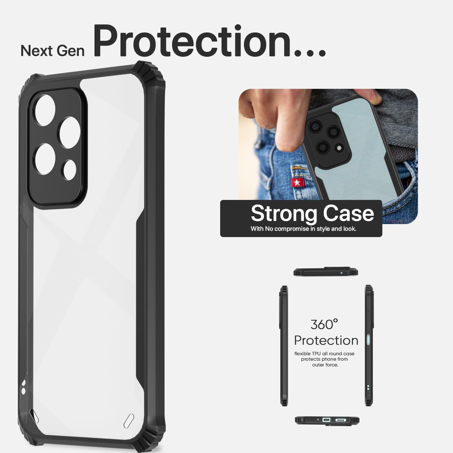 Pikkme Honor 200 Lite 5G black back cover – photo 6