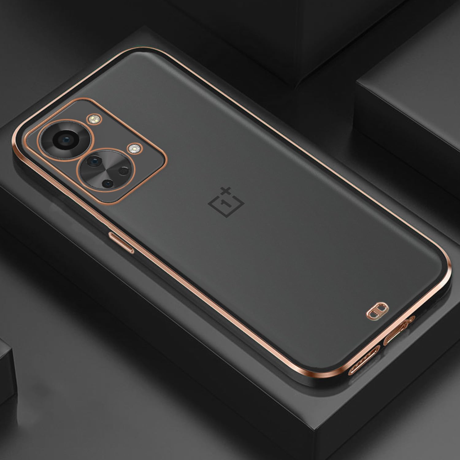 OnePlus Nord 2T 5G Chrome mobile cover in black by Pikkme – photo 4