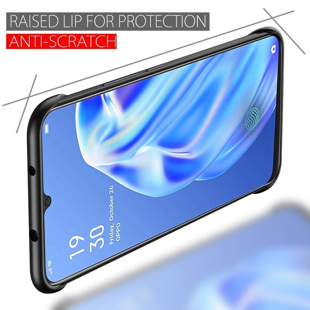 Oppo F15 Frameless phone cover in black by Pikkme – photo 4