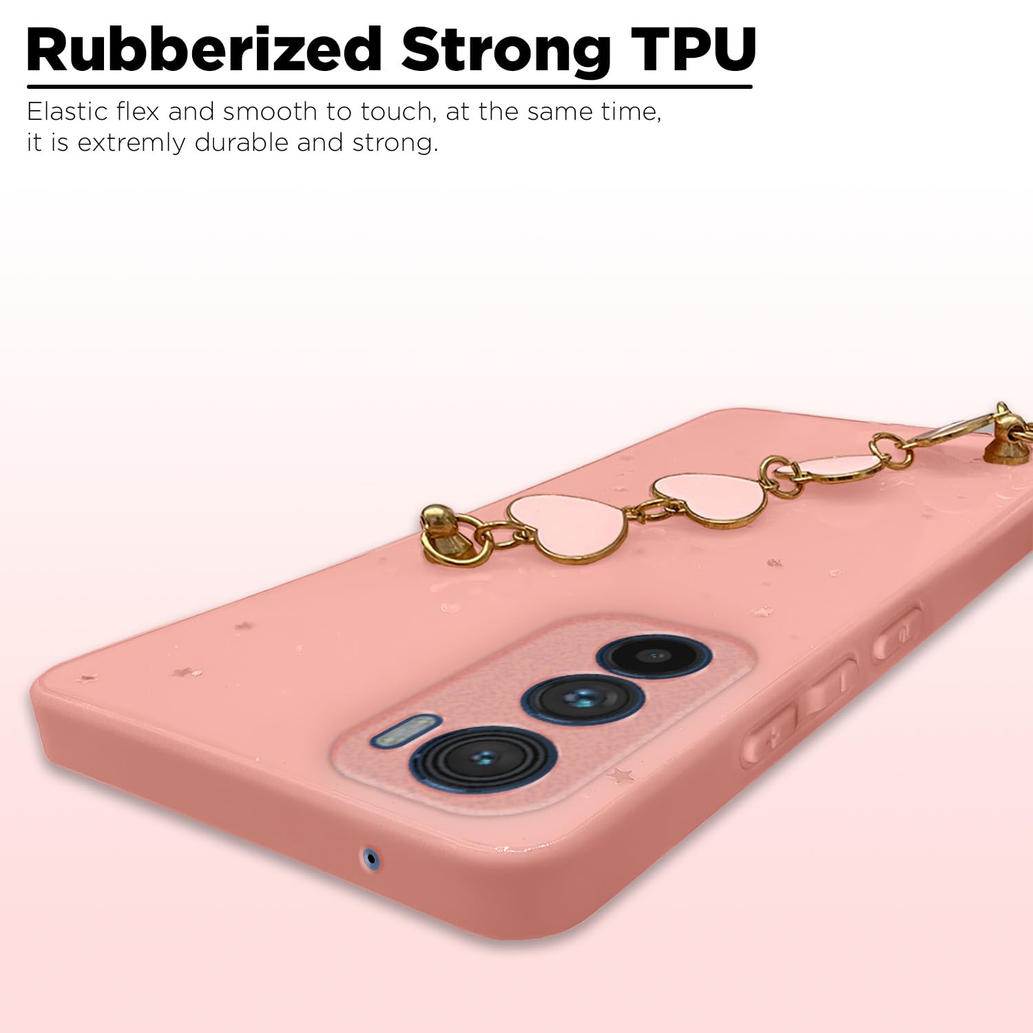 Moto Edge 30 back cover in pink by Pikkme – photo 4