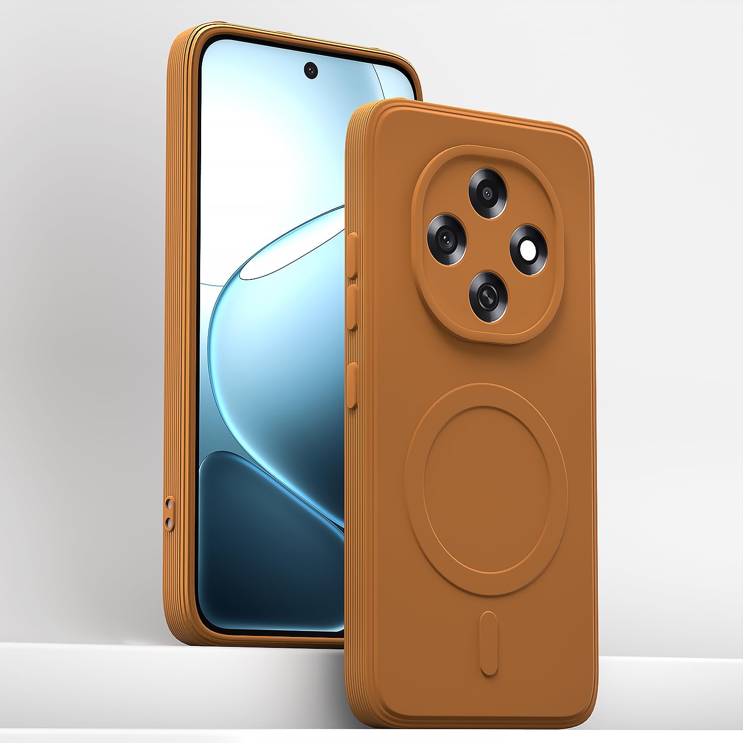 Oppo F31 Pro 5G mobile back cover in orange by Pikkme – photo 2