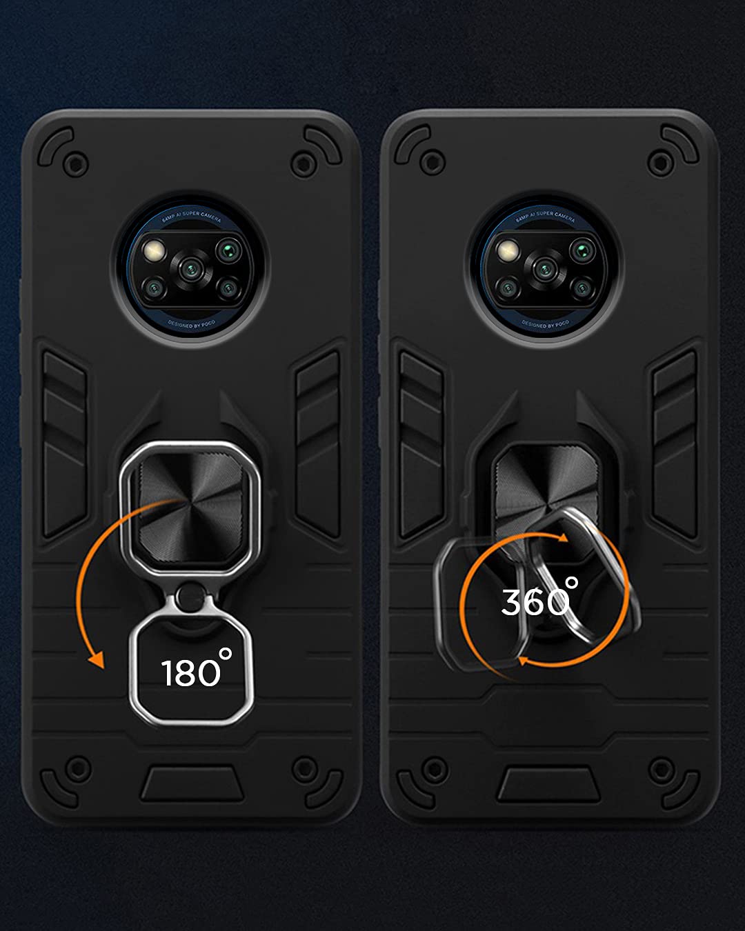 Pikkme black phone cover for Poco X3/X3 Pro – photo 3