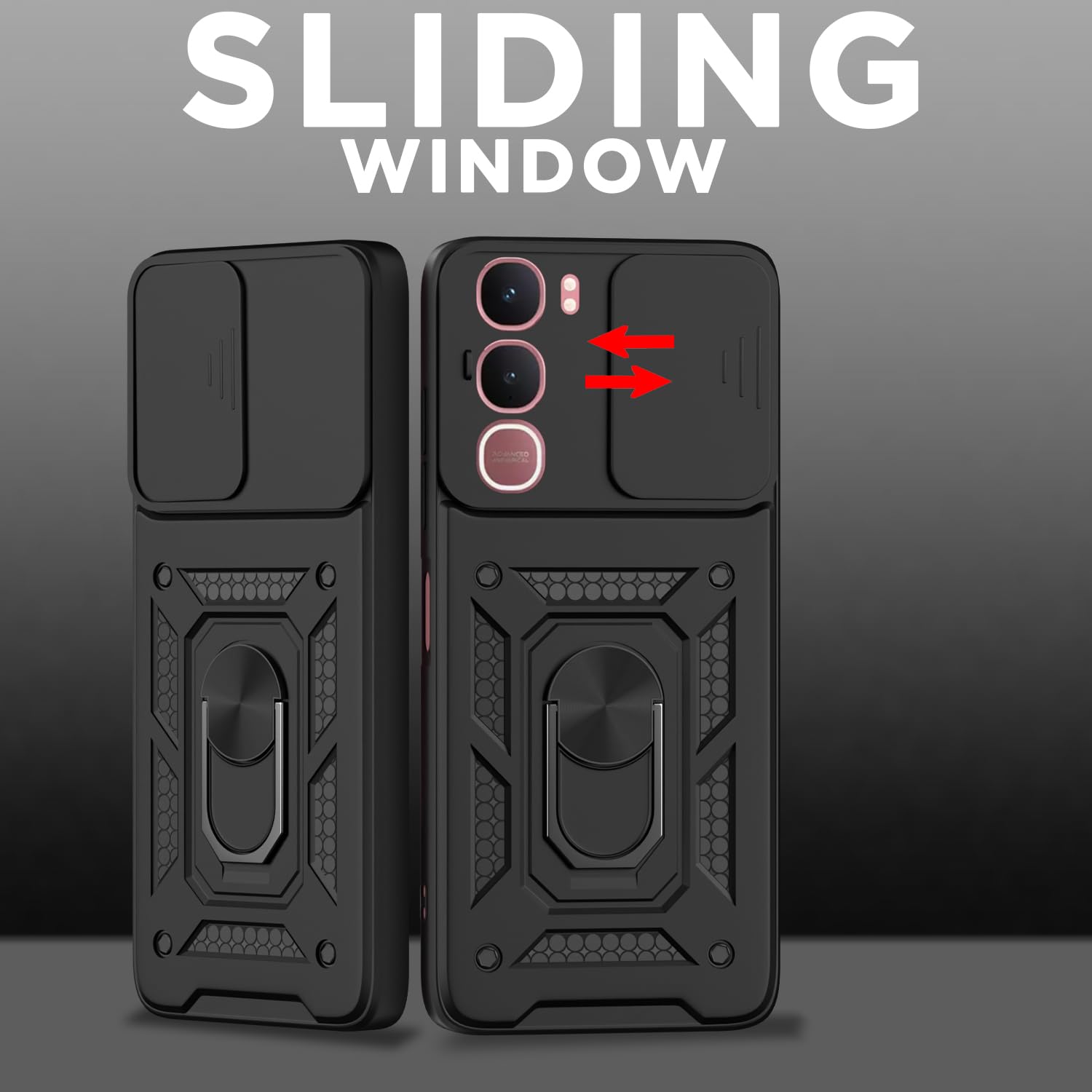 Black mobile back cover for Vivo Y31 5G/360 – Pikkme – photo 2