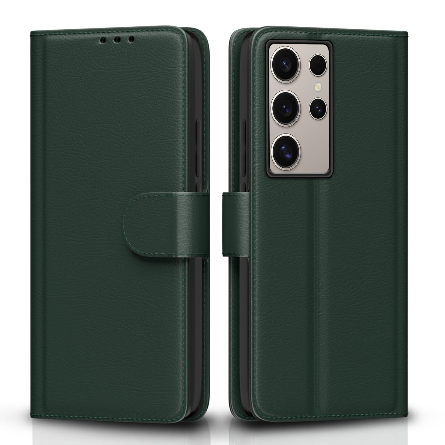 Green Wallet flip case for Samsung S24 Ultra 5G – Pikkme