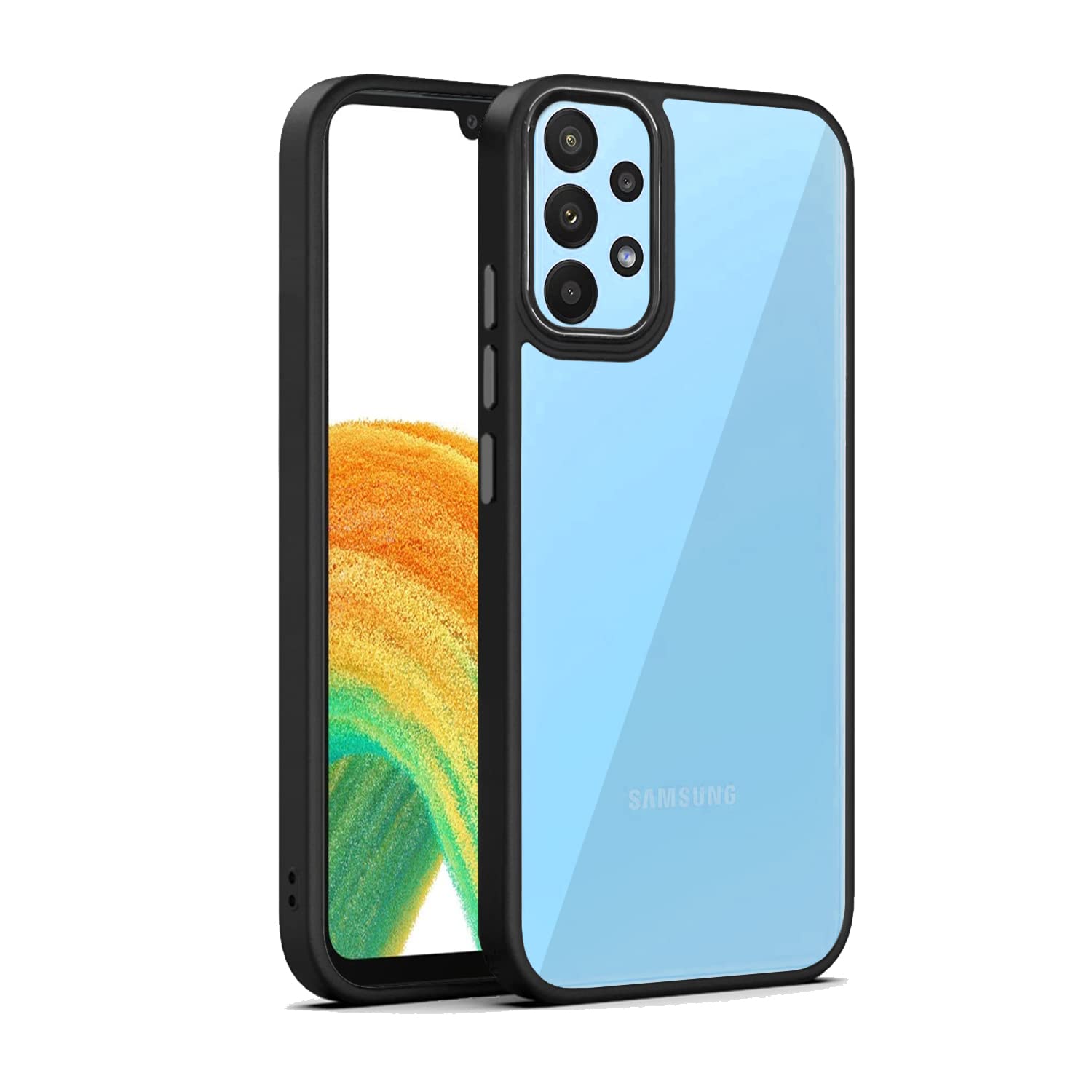 Samsung A33 5G back cover in black by Pikkme
