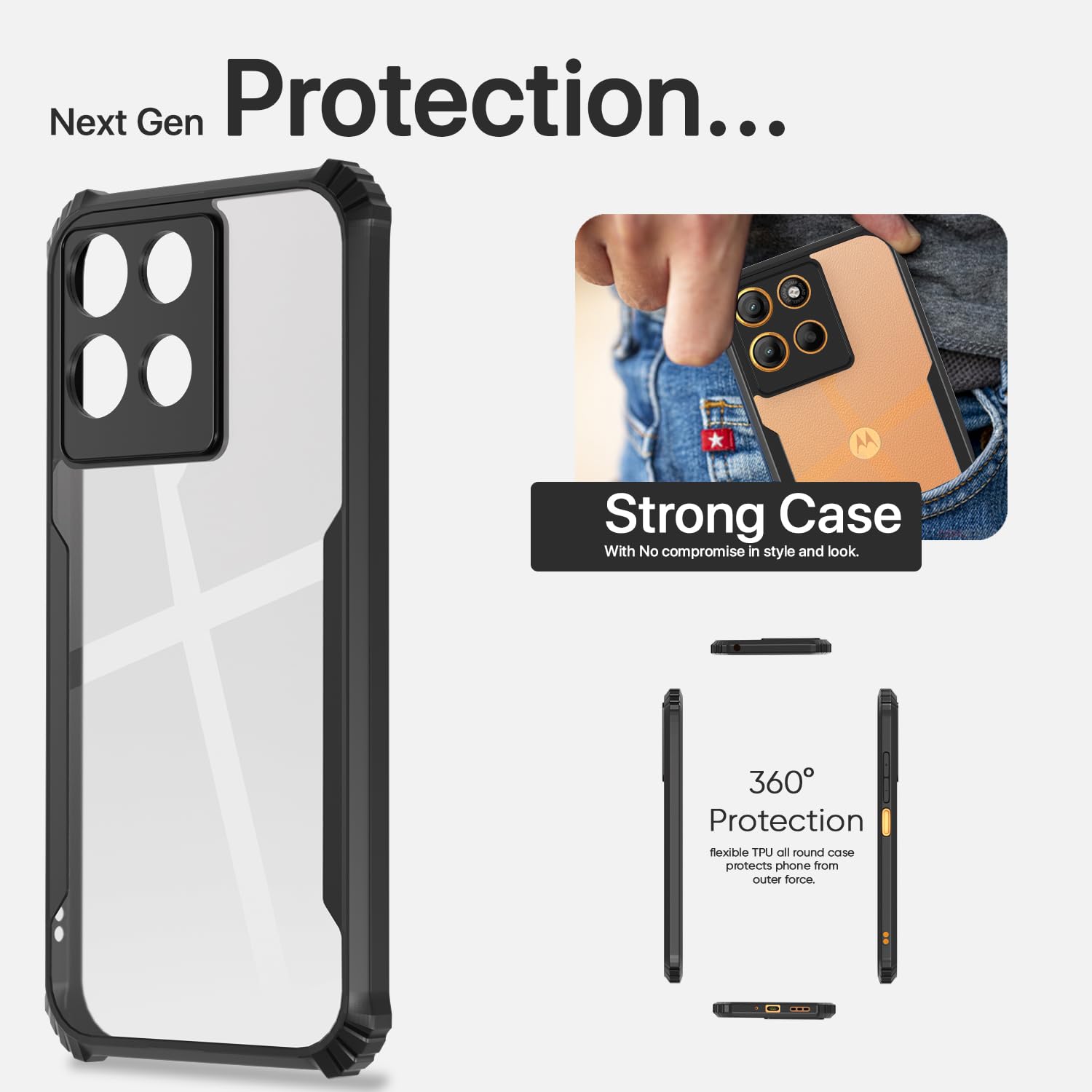 Pikkme black mobile cover for Moto G15 – photo 7