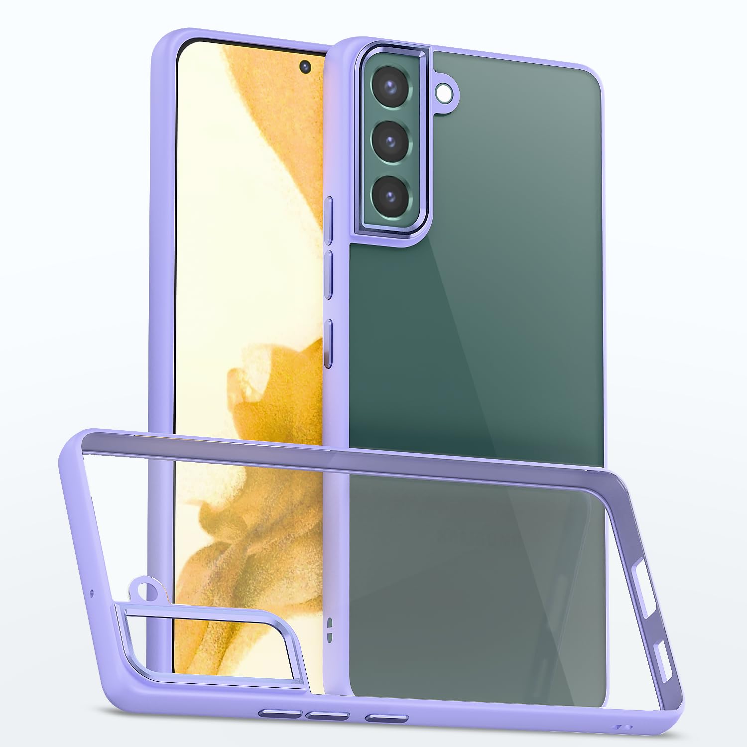 Purple back cover for Samsung S22 Plus 5G – Pikkme