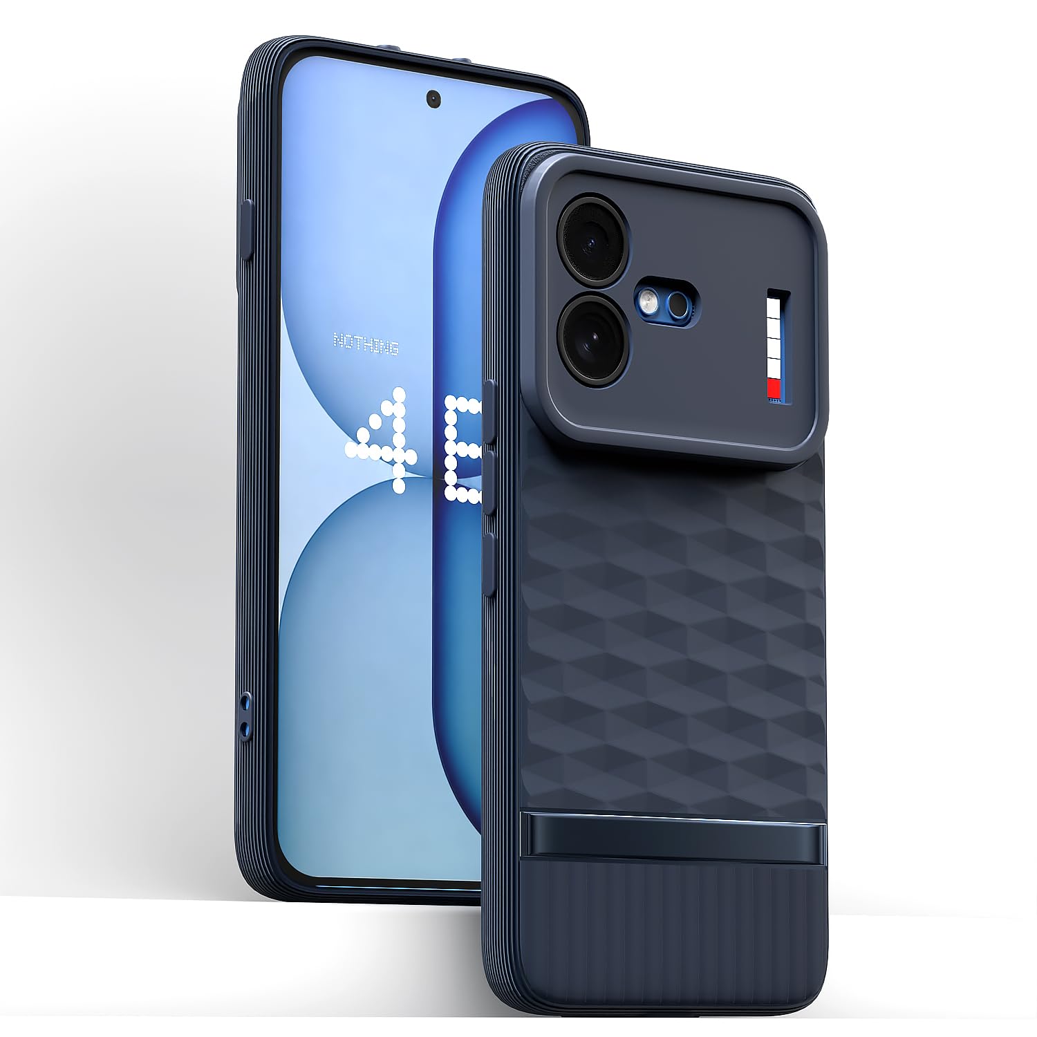 Nothing Phone 4b 5G Silicone back cover in blue by Pikkme – photo 2