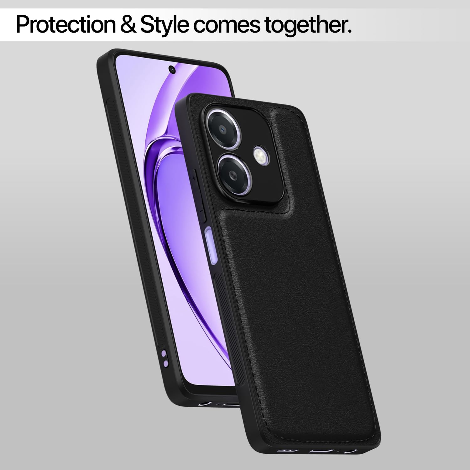 Pikkme Oppo A3x 5G / A3x 4G / A3 5G Leatherback Back Case | Brown