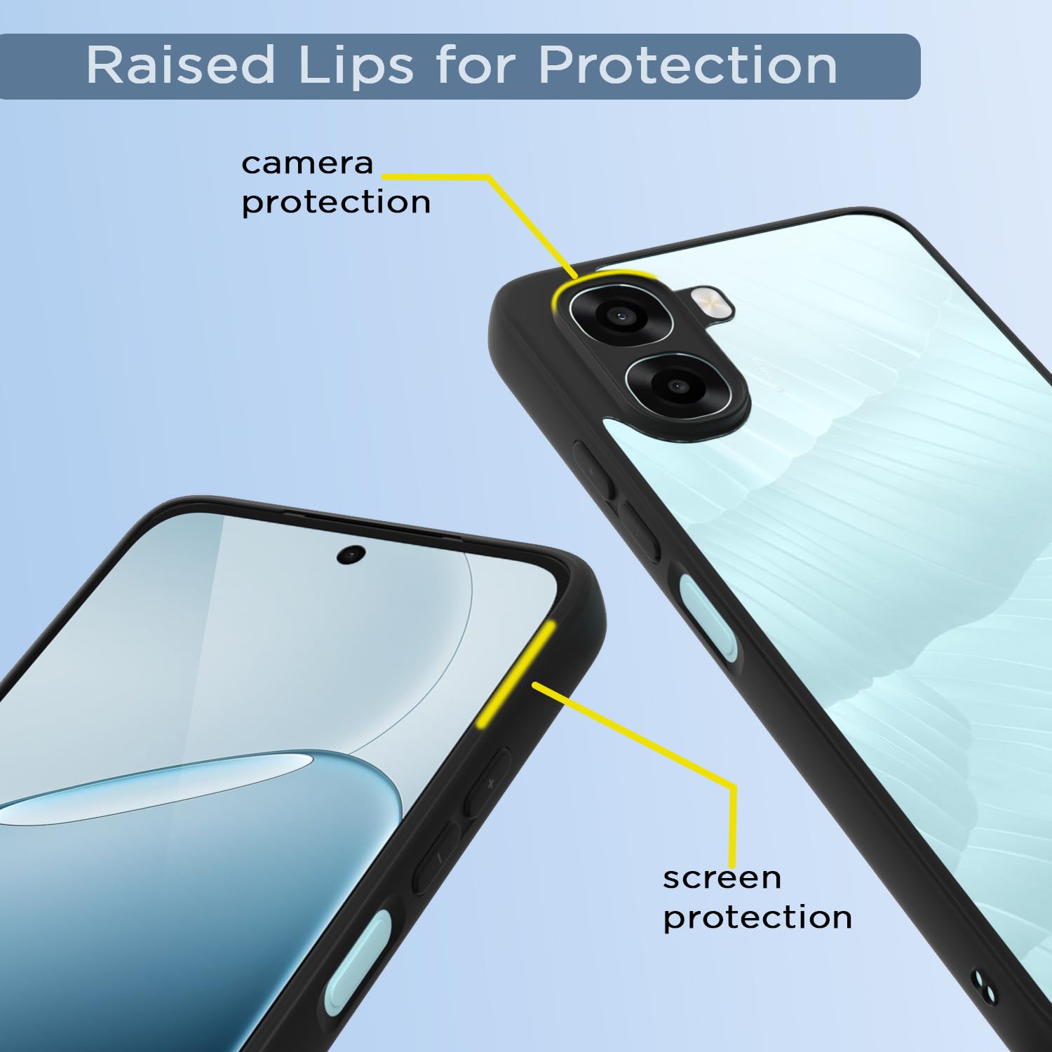 Pikkme black mobile cover for Oppo A6X 5G – photo 4