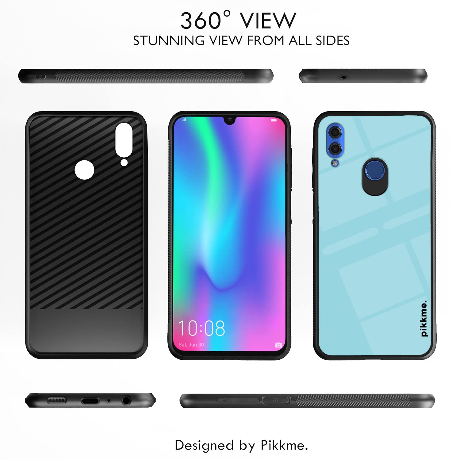 Honor 10 Lite Hybrid mobile back cover by Pikkme – photo 2