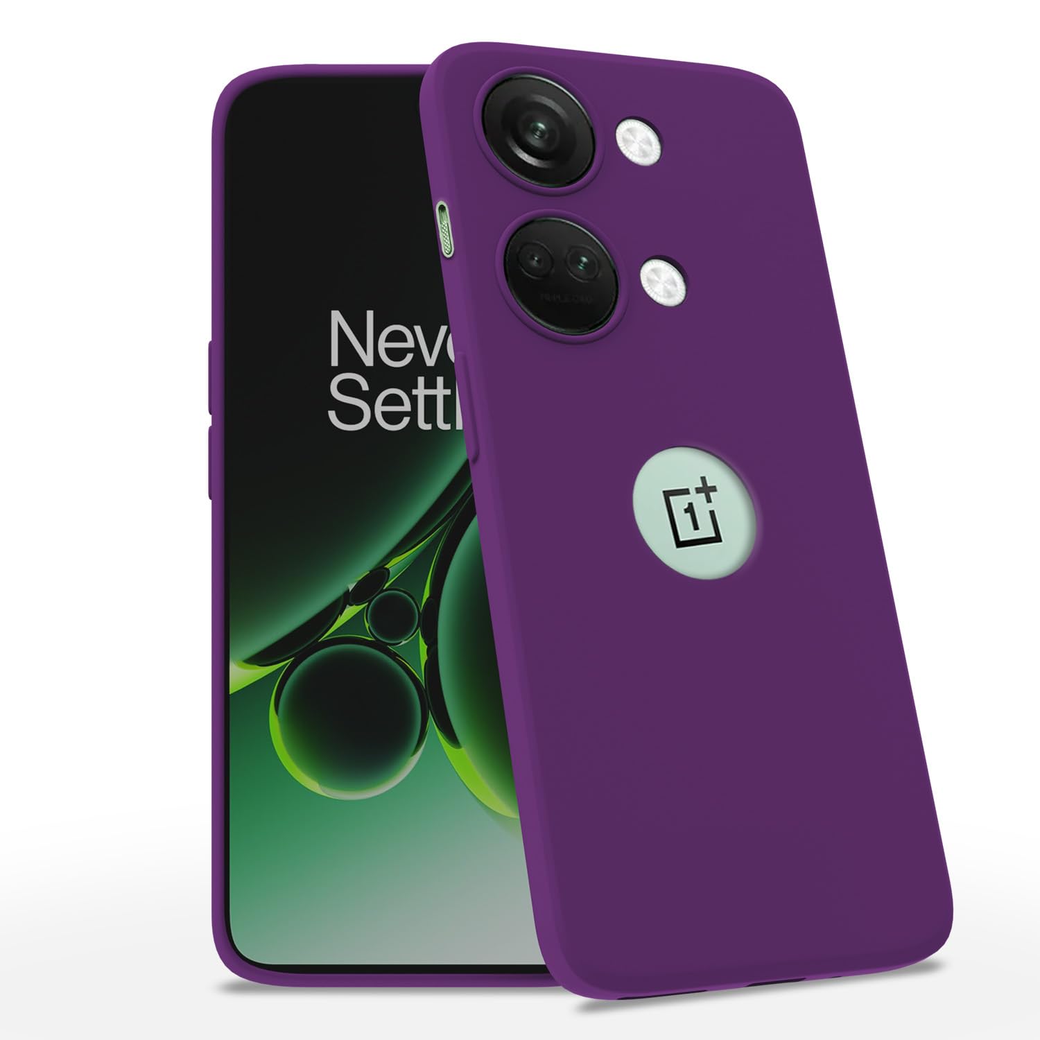 OnePlus Nord 3 5G Super Soft Silicone Back Cover (Violet)