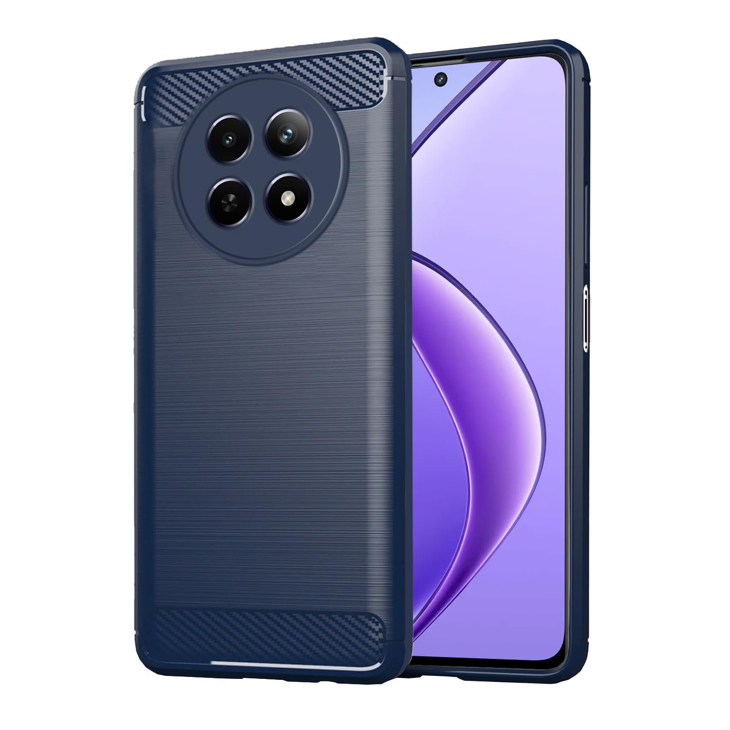 Realme Narzo 70x 5G/N65/13/12/12X 5G/C65 back cover in blue by Pikkme