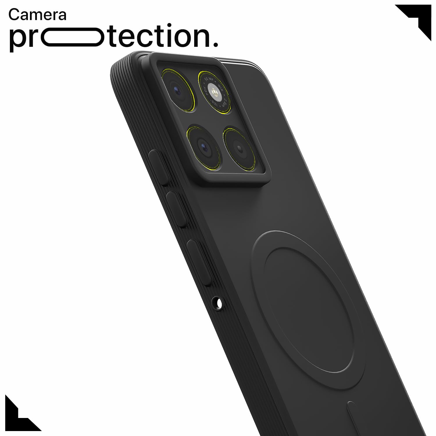 Moto Edge 70 5G MagSafe phone cover in black by Pikkme – photo 5