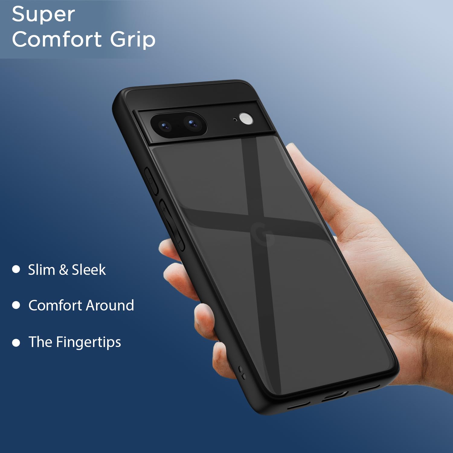 Google Pixel 8 mobile cover in black by Pikkme – photo 6