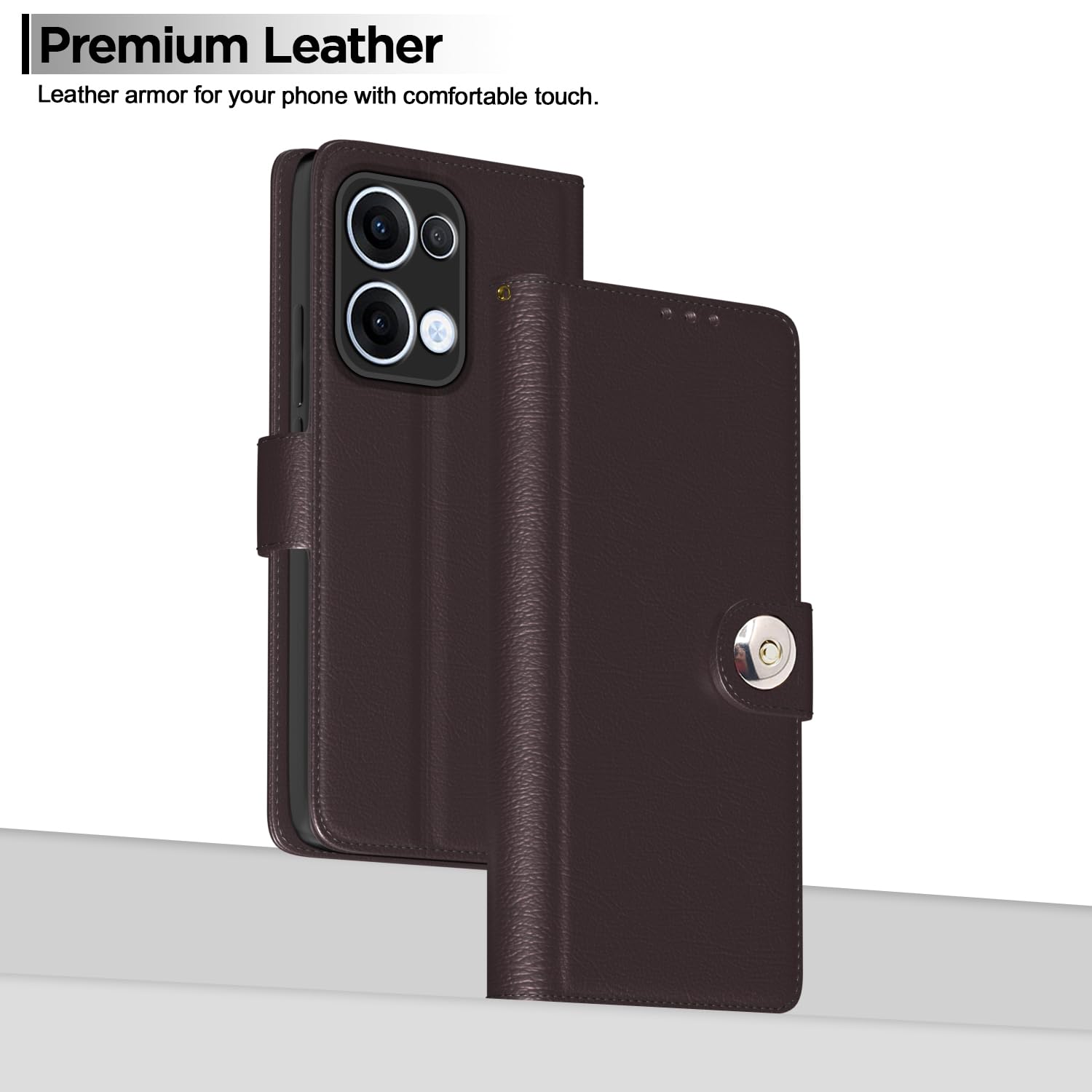 Pikkme coffee flip case for Oppo Reno 13 5G – photo 2