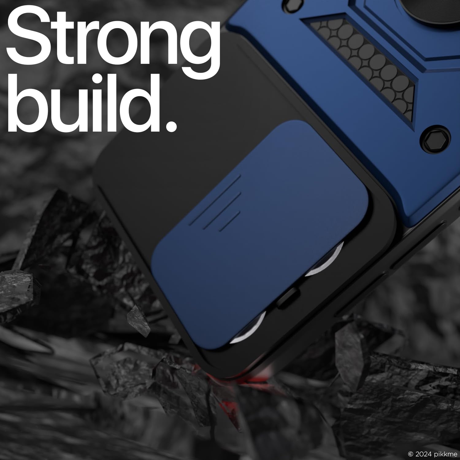 Oppo Reno 13 5G D10 Camera Shield mobile cover in blue by Pikkme – photo 6