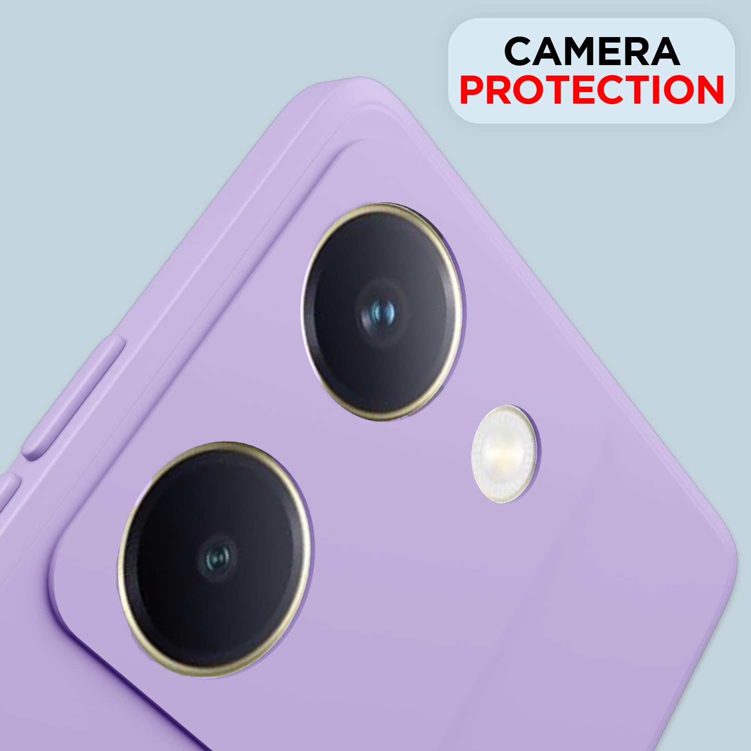 Pikkme Vivo T3x 5G / Vivo Y200i 5G Soft Matte Silicone Shockproof Case | Blue