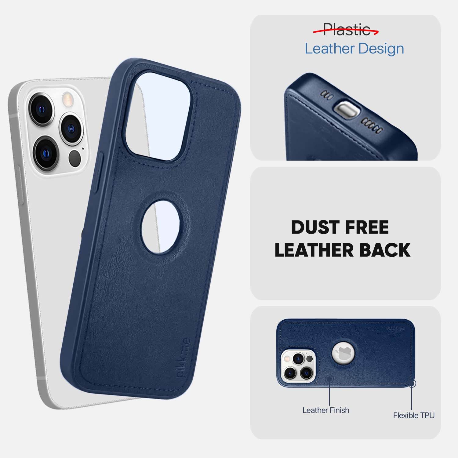 Blue phone cover for iPhone 12 Pro – Pikkme – photo 5