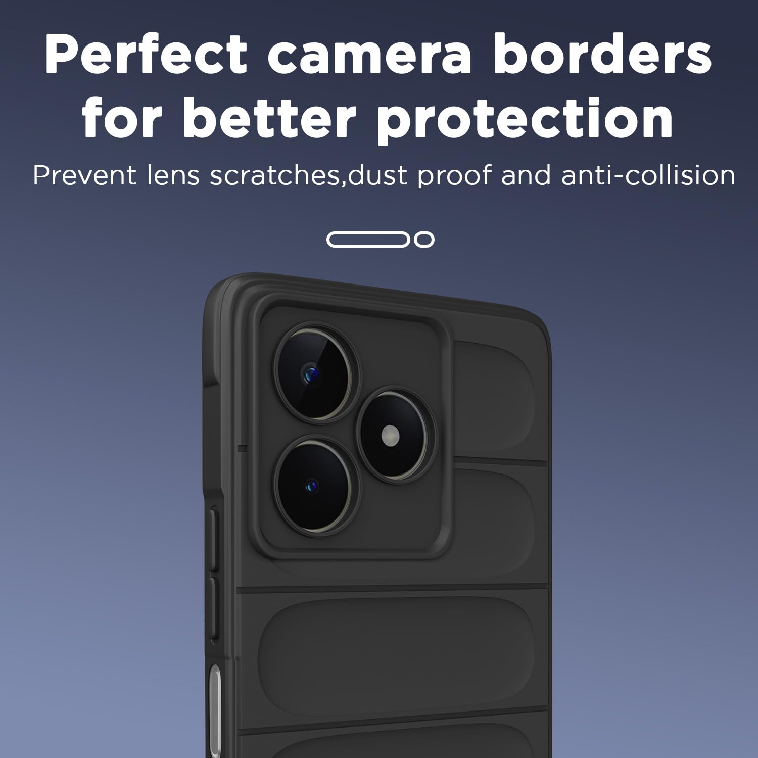 Pikkme Realme Narzo N53 black mobile back cover – photo 7