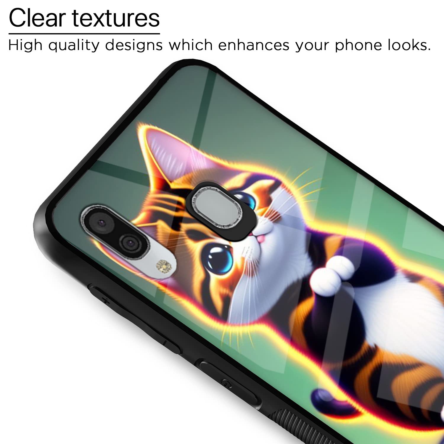 Samsung A20/A30/M10s Cat mobile cover by Pikkme – photo 4