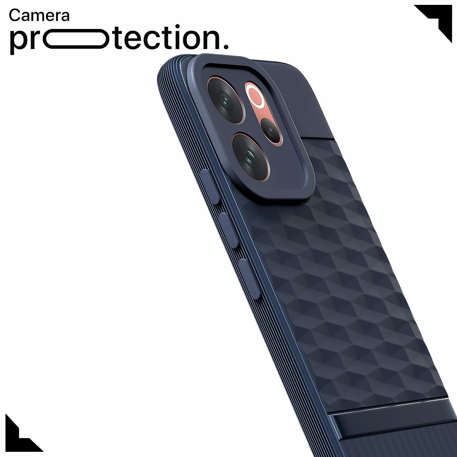 Vivo V70 5G Silicone mobile cover in blue by Pikkme – photo 5