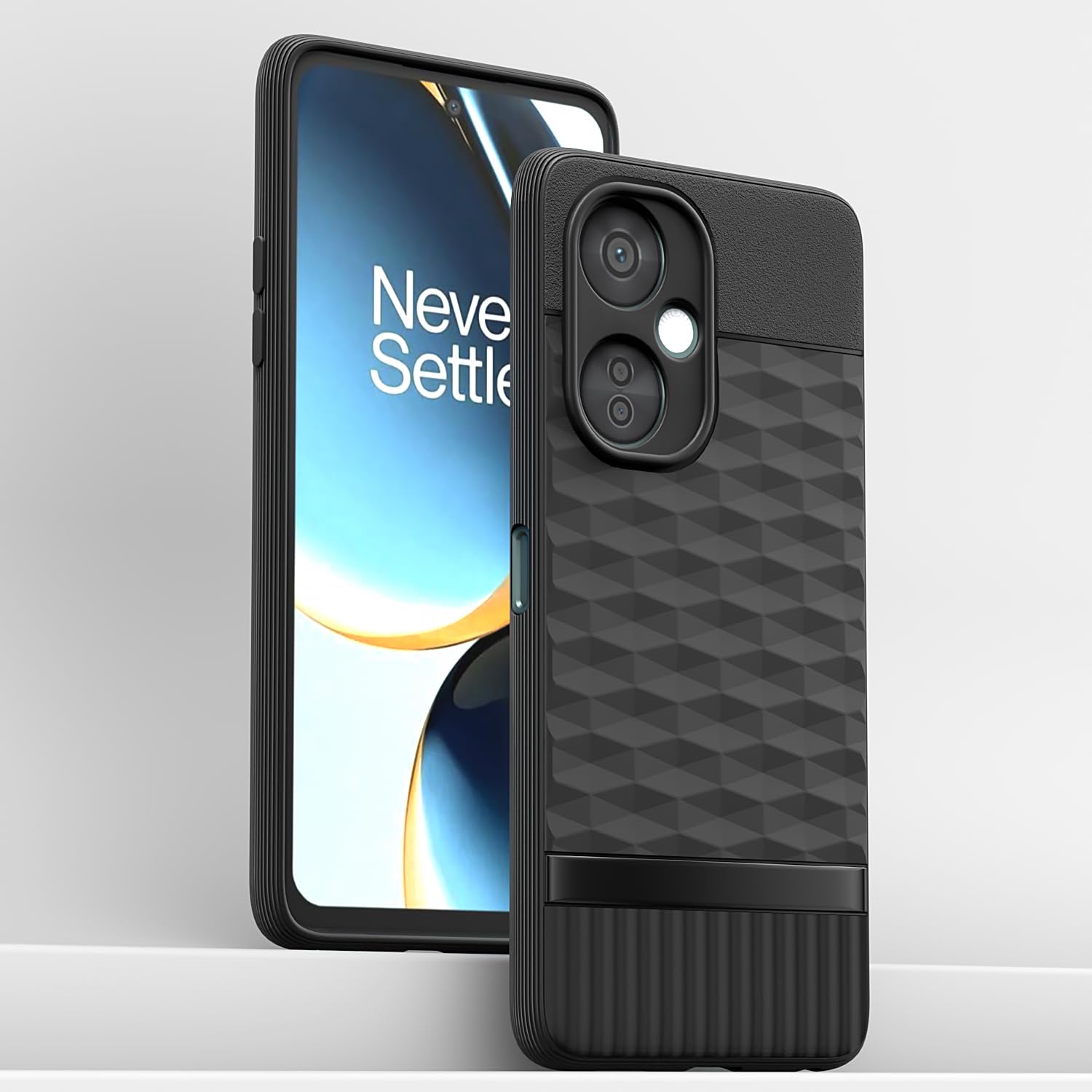 Pikkme OnePlus Nord Ce 3 Lite 5G Gencase Back Cover (Black)