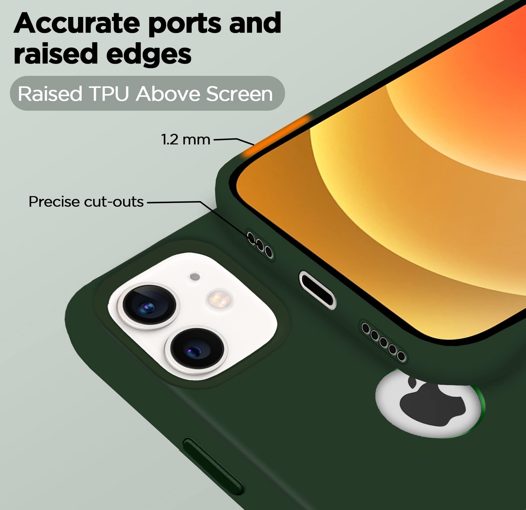 iPhone 12/12 Pro mobile cover in green by Pikkme – photo 2