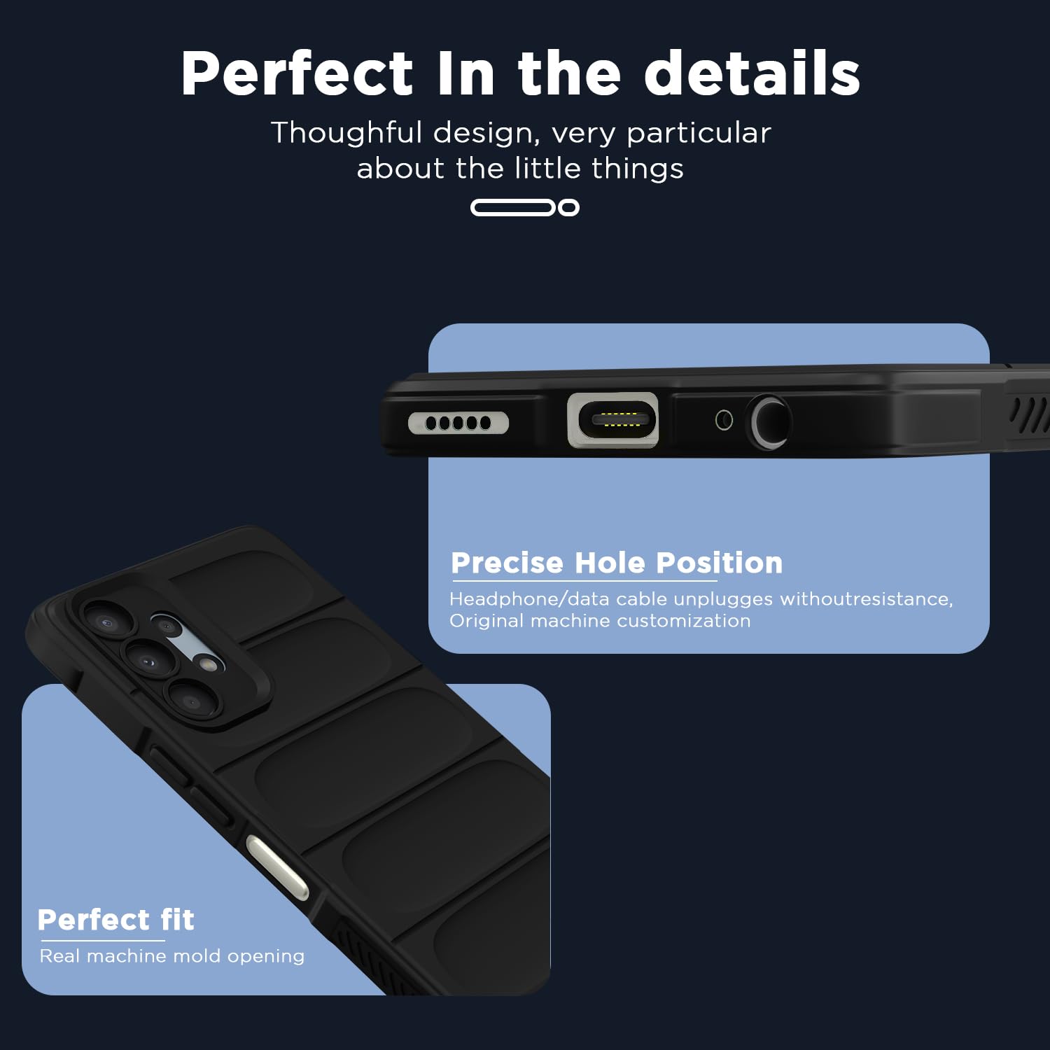 Black Liquid Silicone mobile back cover for Samsung A13 4G/A13 5G – Pikkme – photo 5