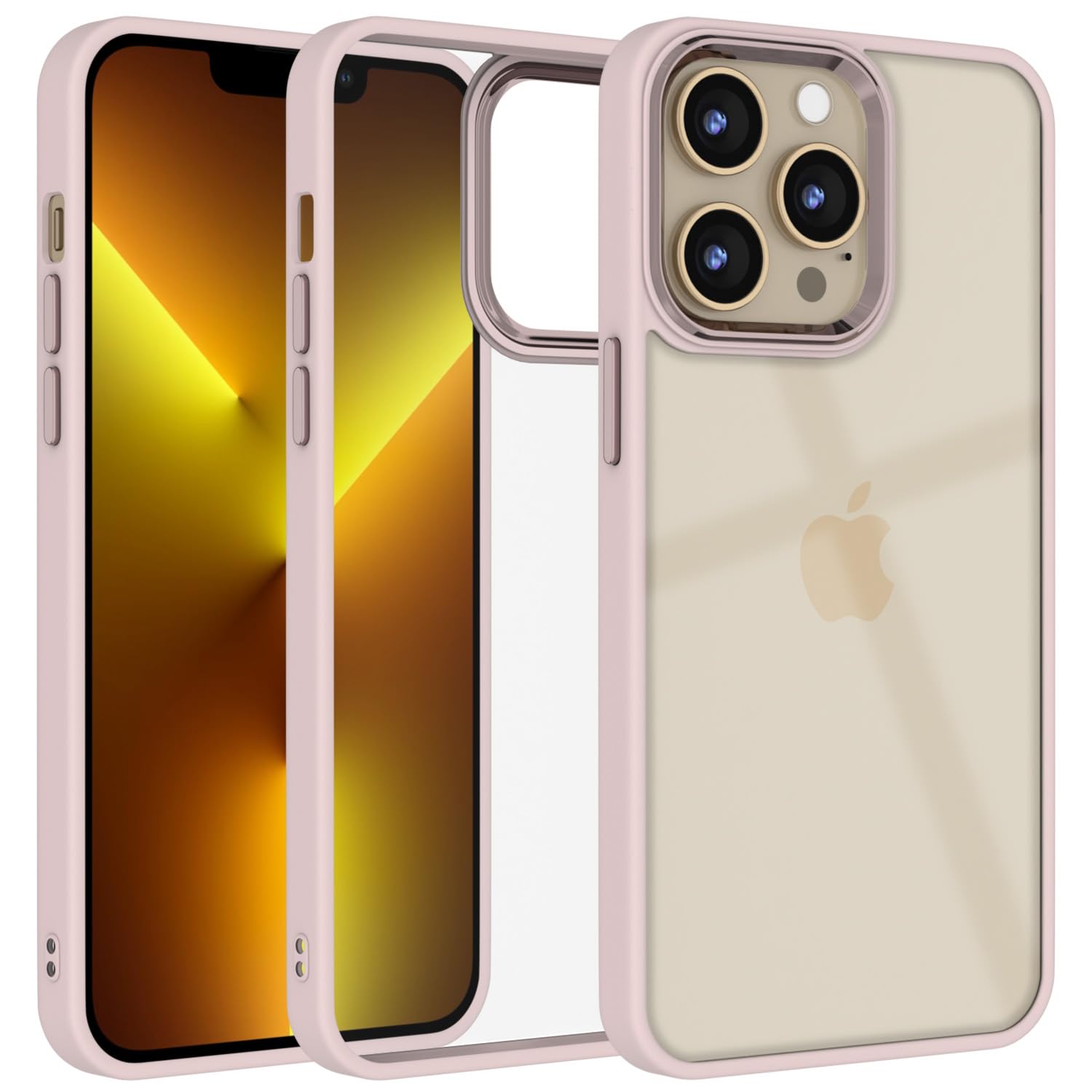 iPhone 13 Pro Max Chrome back cover in face by Pikkme