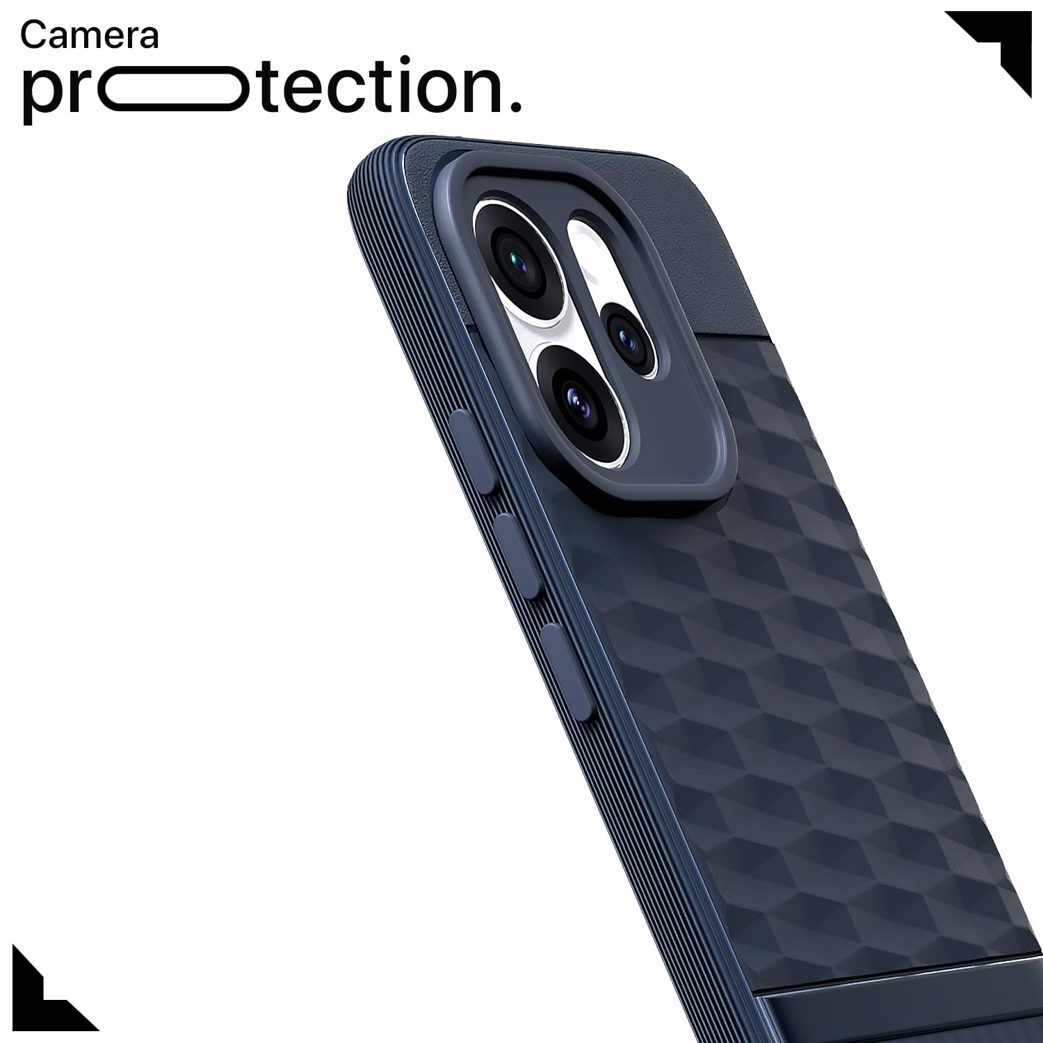 Oppo Reno 15 Pro Mini 5G Silicone back cover in blue by Pikkme – photo 5