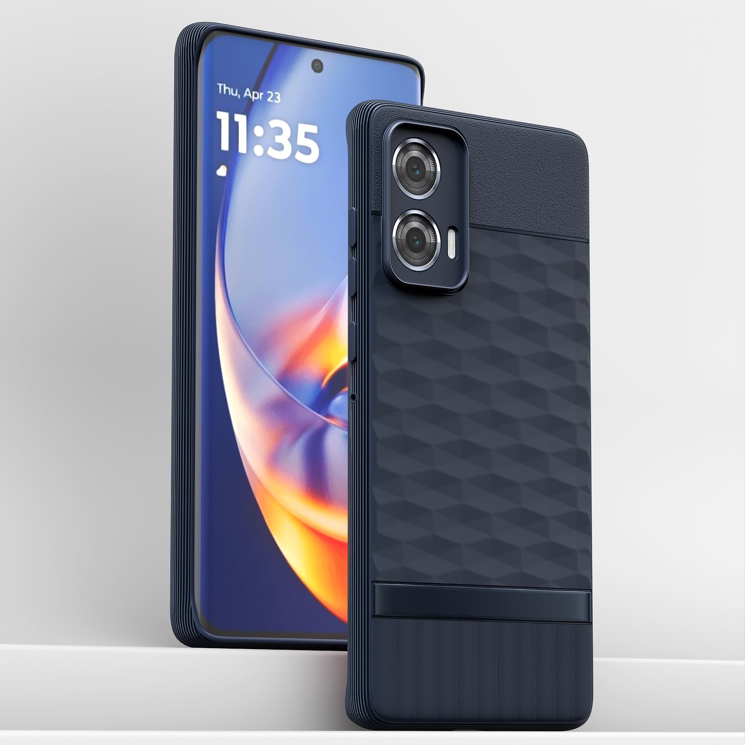 Pikkme Motorola Moto Edge 50 Fusion 5G Gencase Back Cover (Blue)