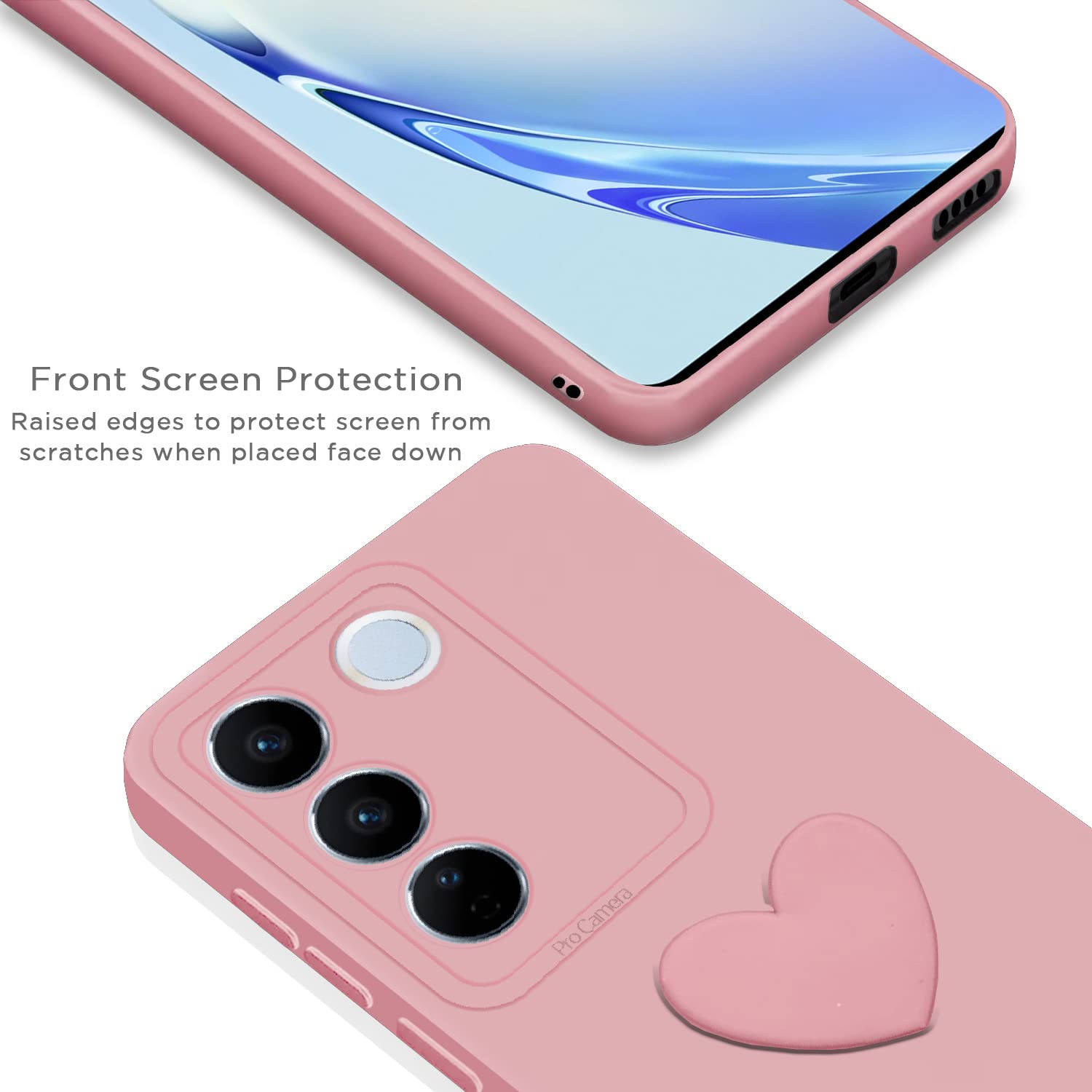 Pikkme pink mobile cover for Vivo V27 5G – photo 3
