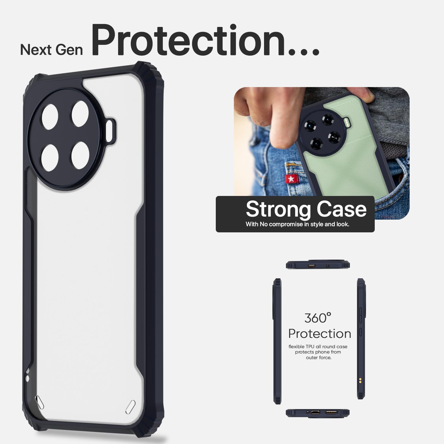 Pikkme blue back cover for Tecno Spark 20 Pro Plus 5G – photo 6