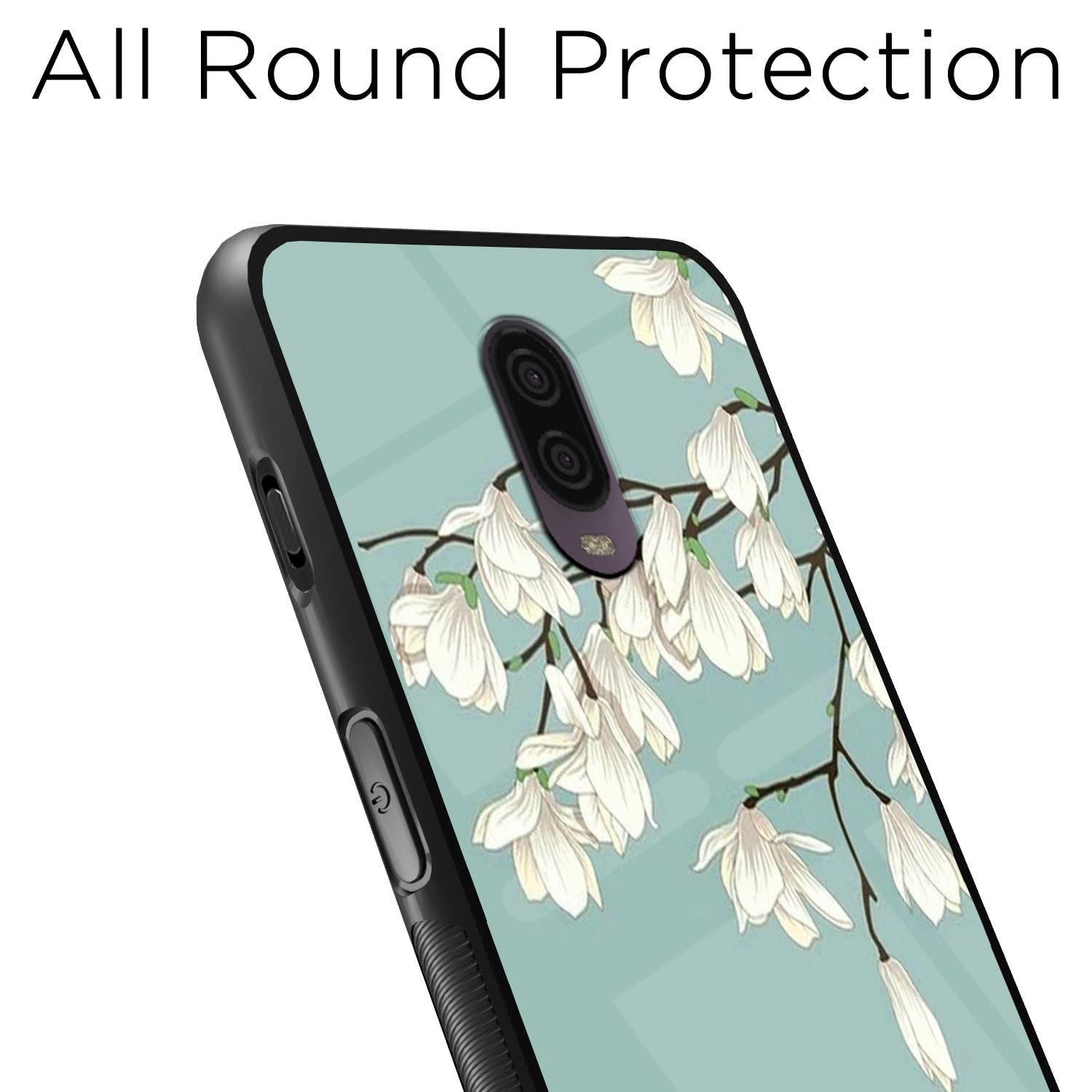 Pikkme OnePlus 6T Flower mobile back cover – photo 7