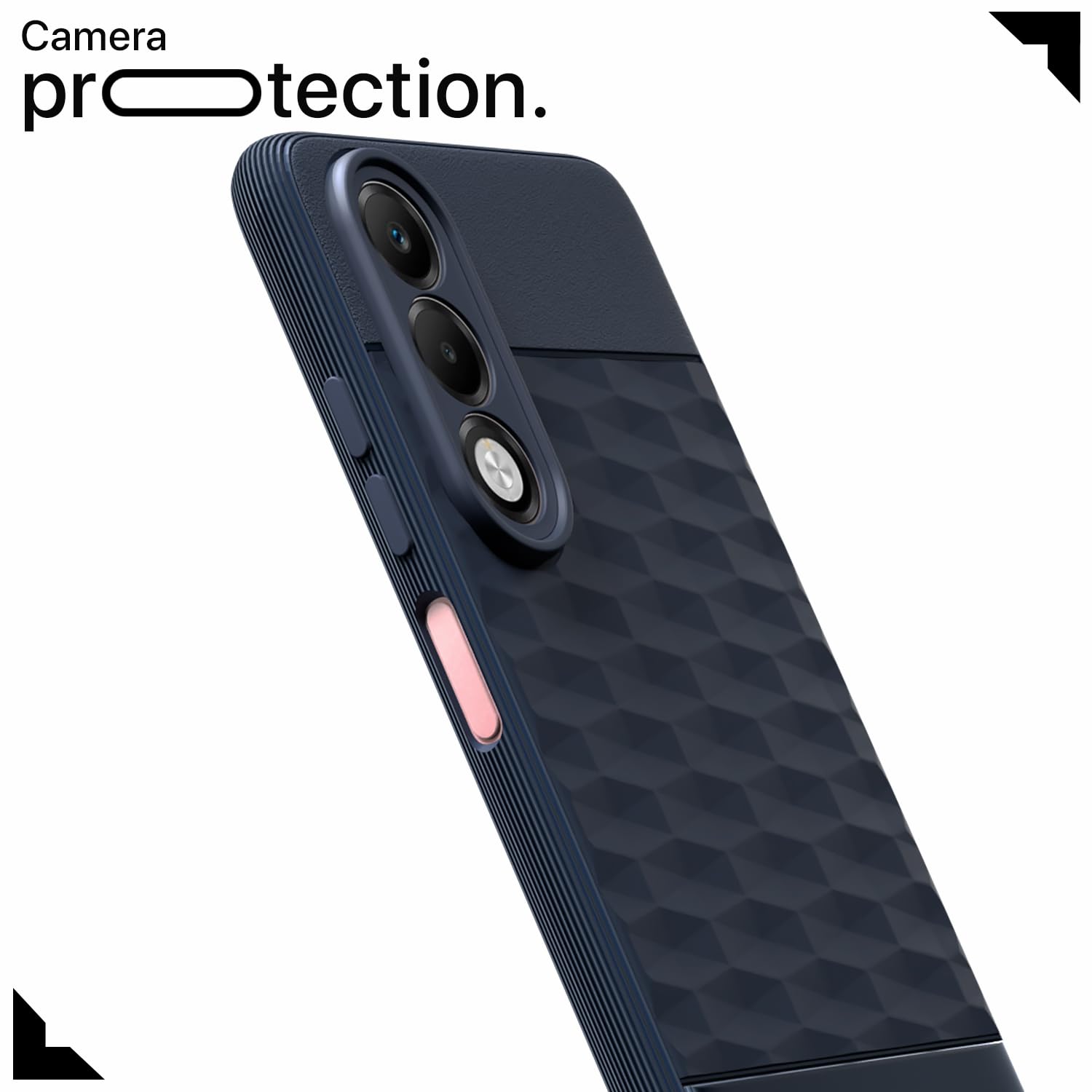 Pikkme Oppo K13x 5G Shockproof Soft Flexible Gencase Back cover (Blue)