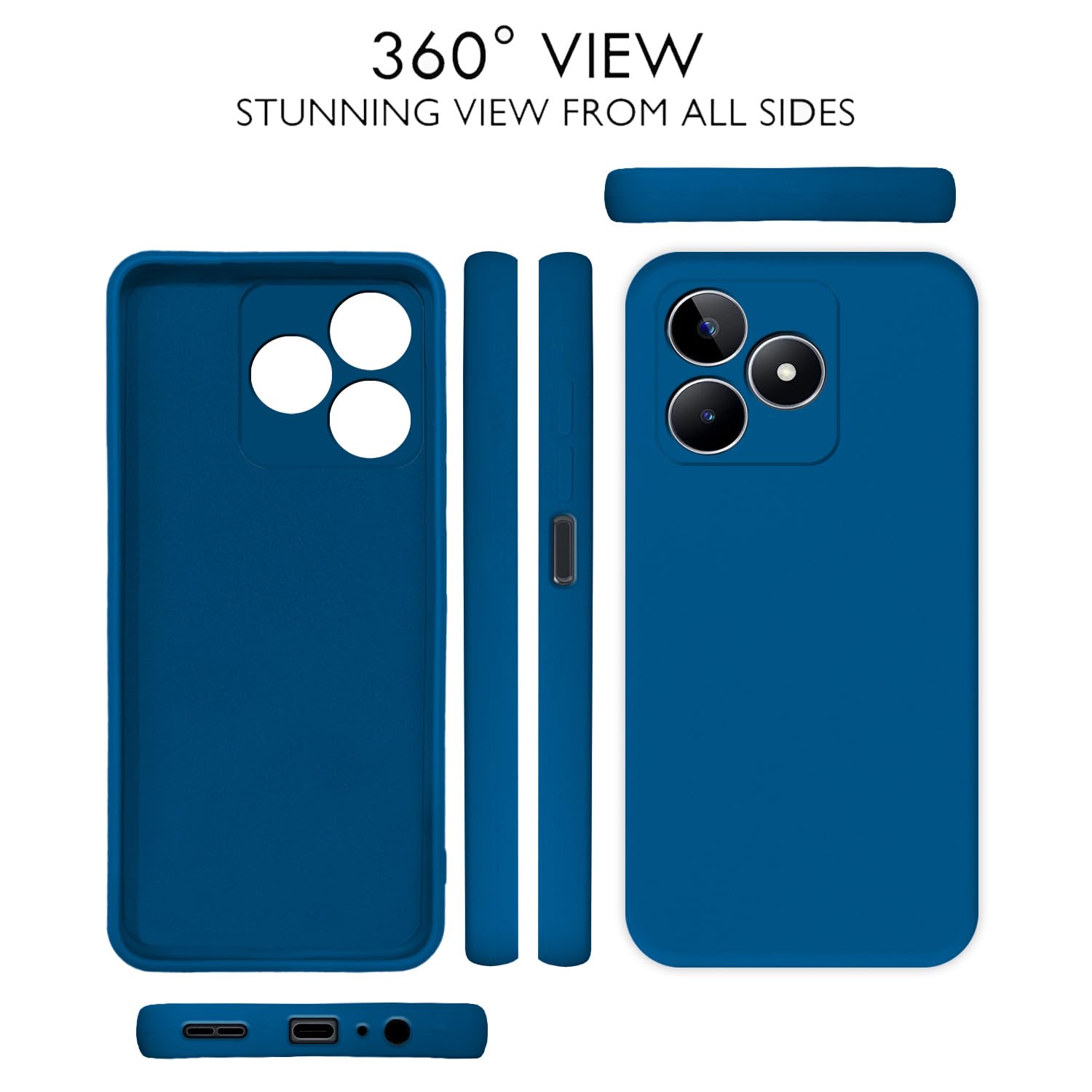 Pikkme blue back cover for Realme Narzo N53 – photo 3