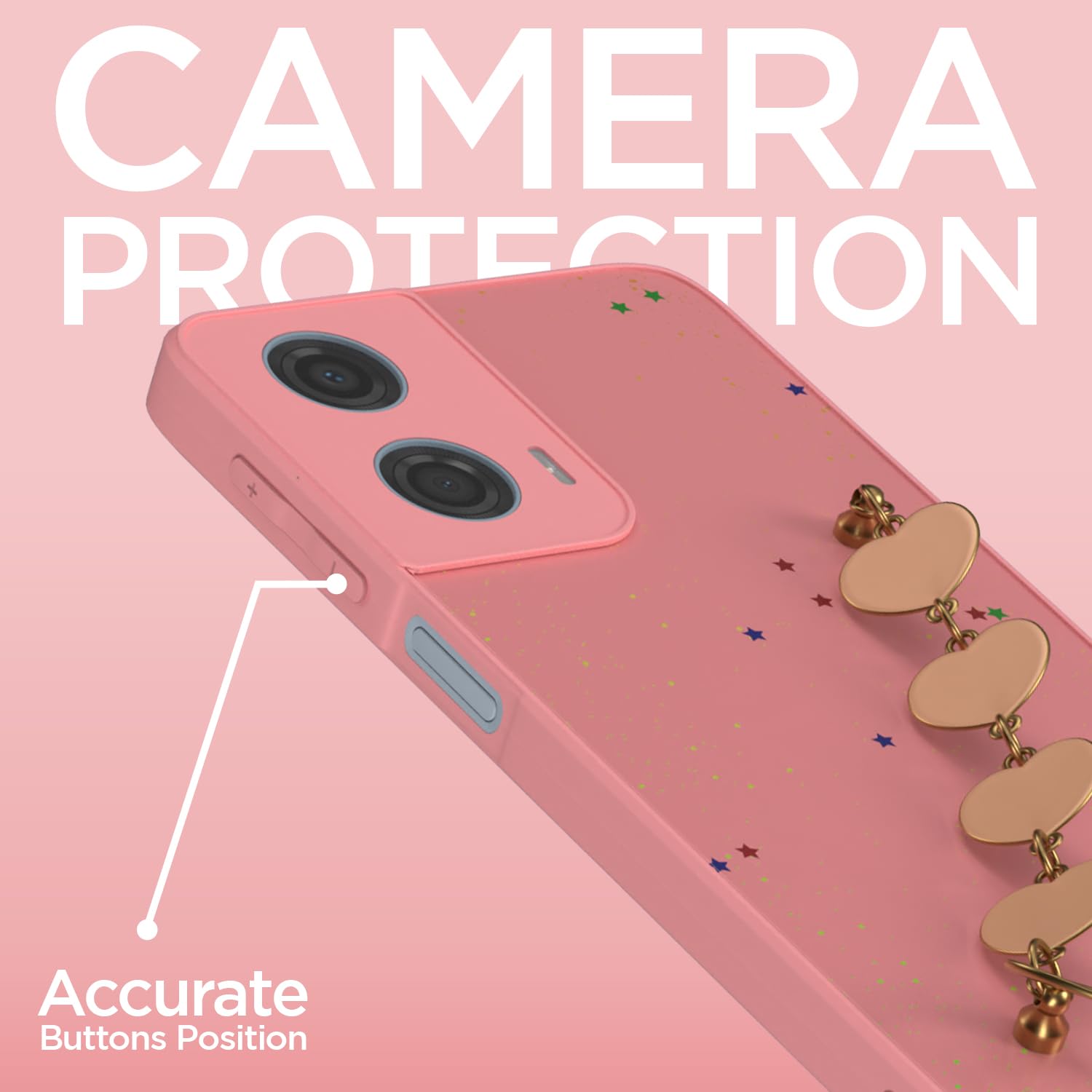 Pink Chain phone cover for Moto G24 Power – Pikkme – photo 3