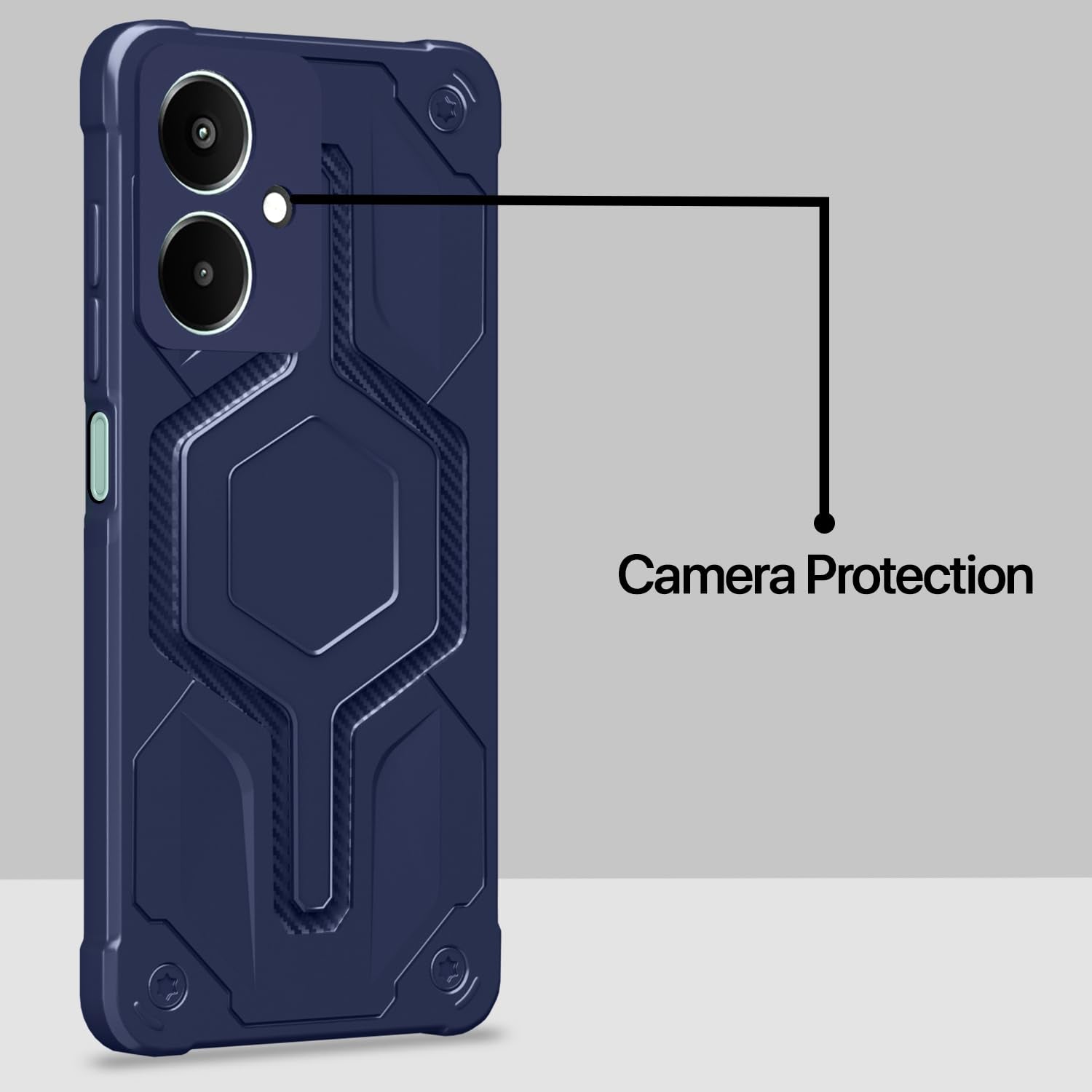 Pikkme Redmi 13C 5G Hybrid blue back cover – photo 3
