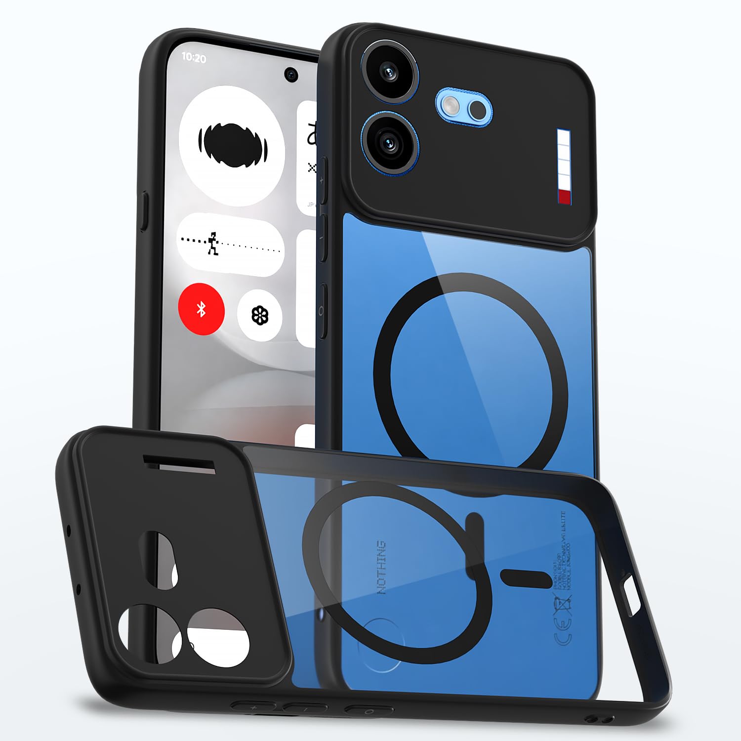 Pikkme Nothing Phone 4b 5G black mag-safe phone cover